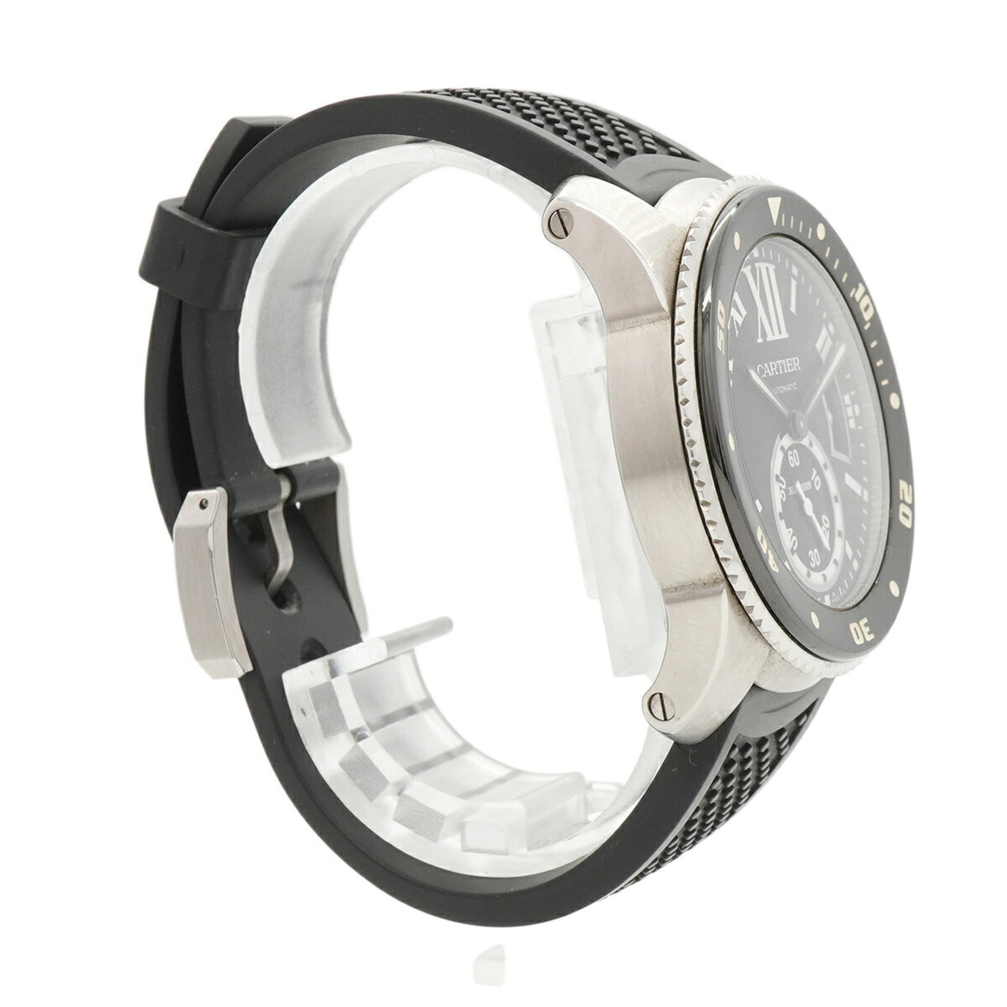Cartier Calibre Diver W7100056 Black Dial 43mm Watch