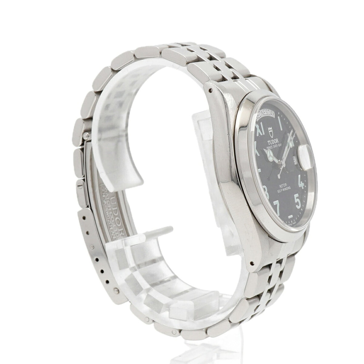 Montre Tudor Prince Date - Day 76200 Noir, cadran de 35 mm