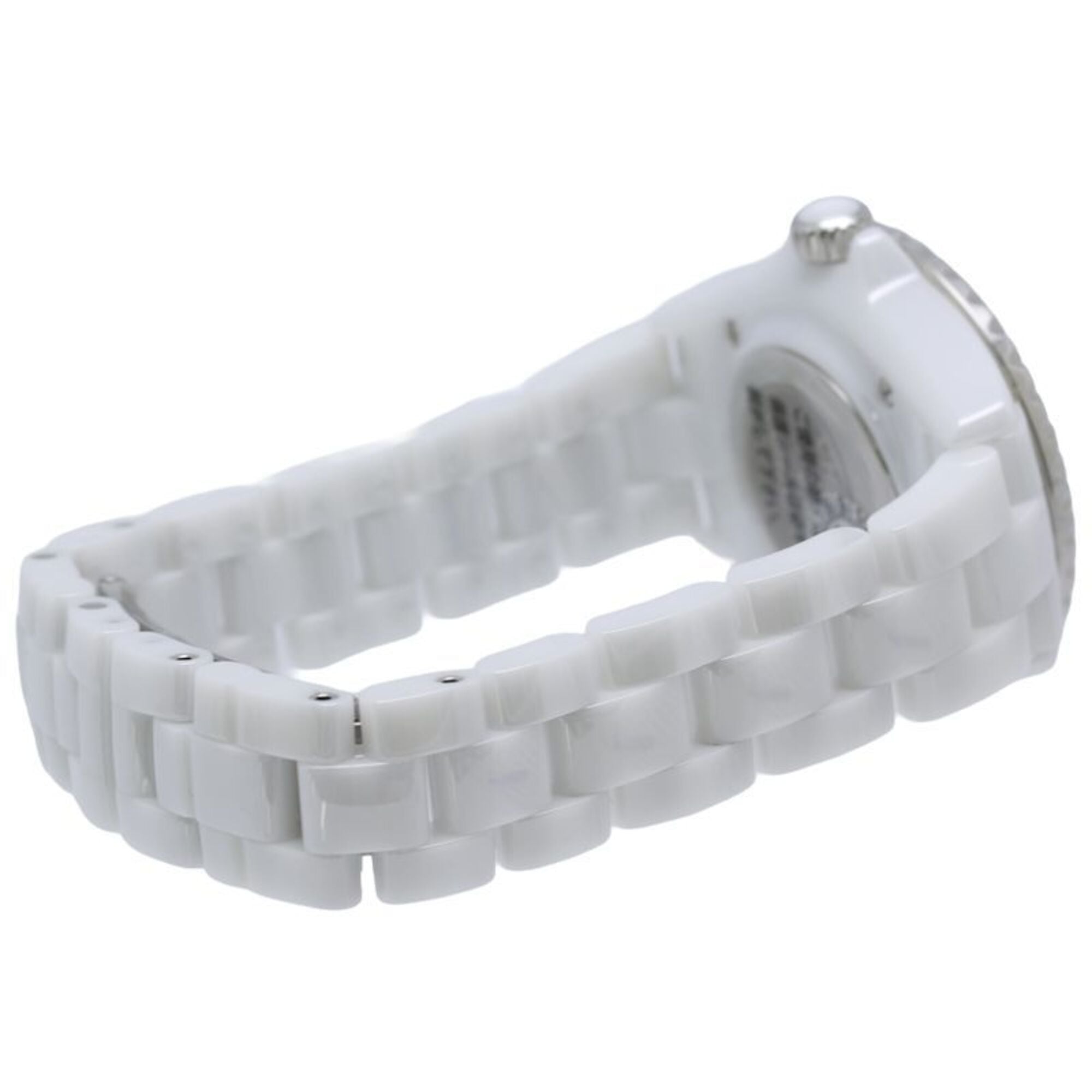 CHANEL J12 Cosmic Diamond H7990 dameshorloge, wit keramiek x roestvrij staal 40440