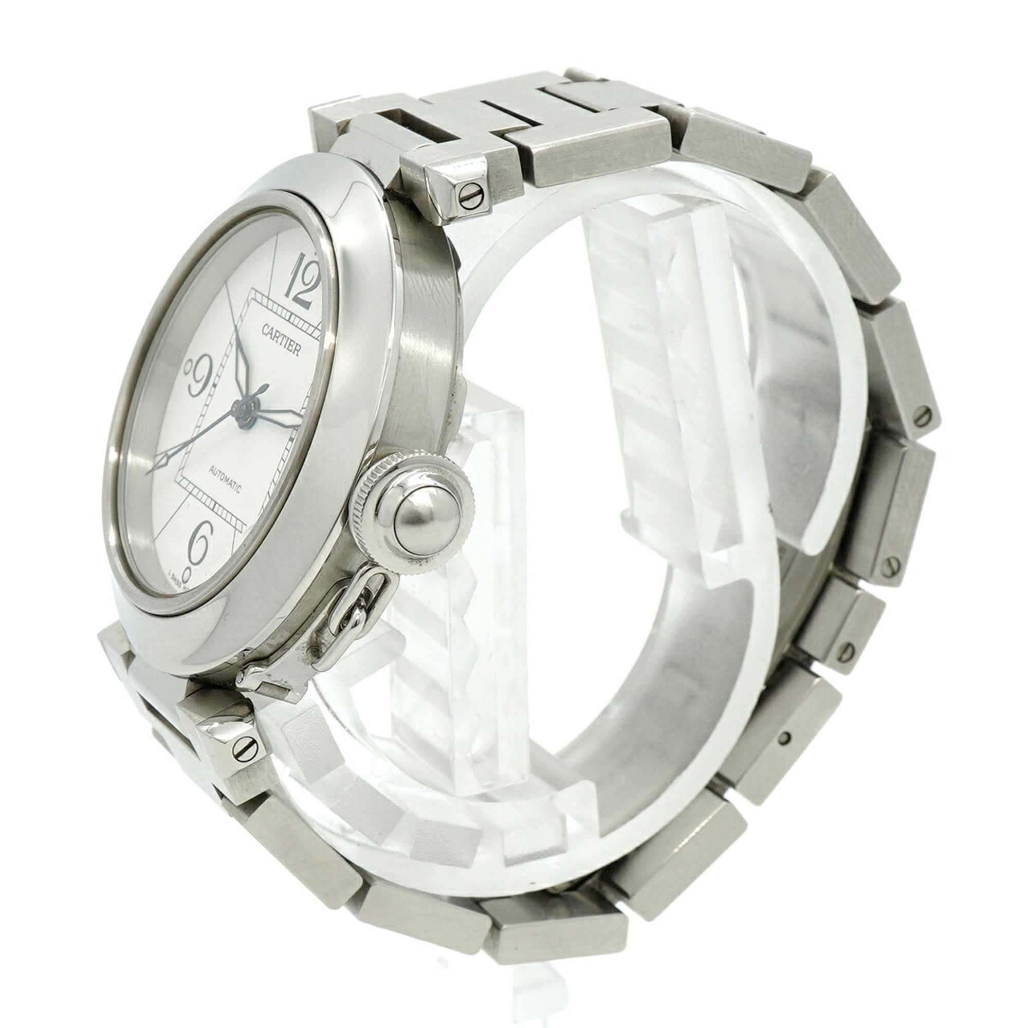 Cartier Pasha W31074M7 White Dial 35mm Watch