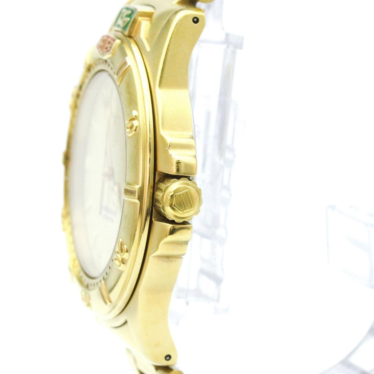 TAG Heuer Professional 994.706K horloge met beige wijzerplaat, 38 mm