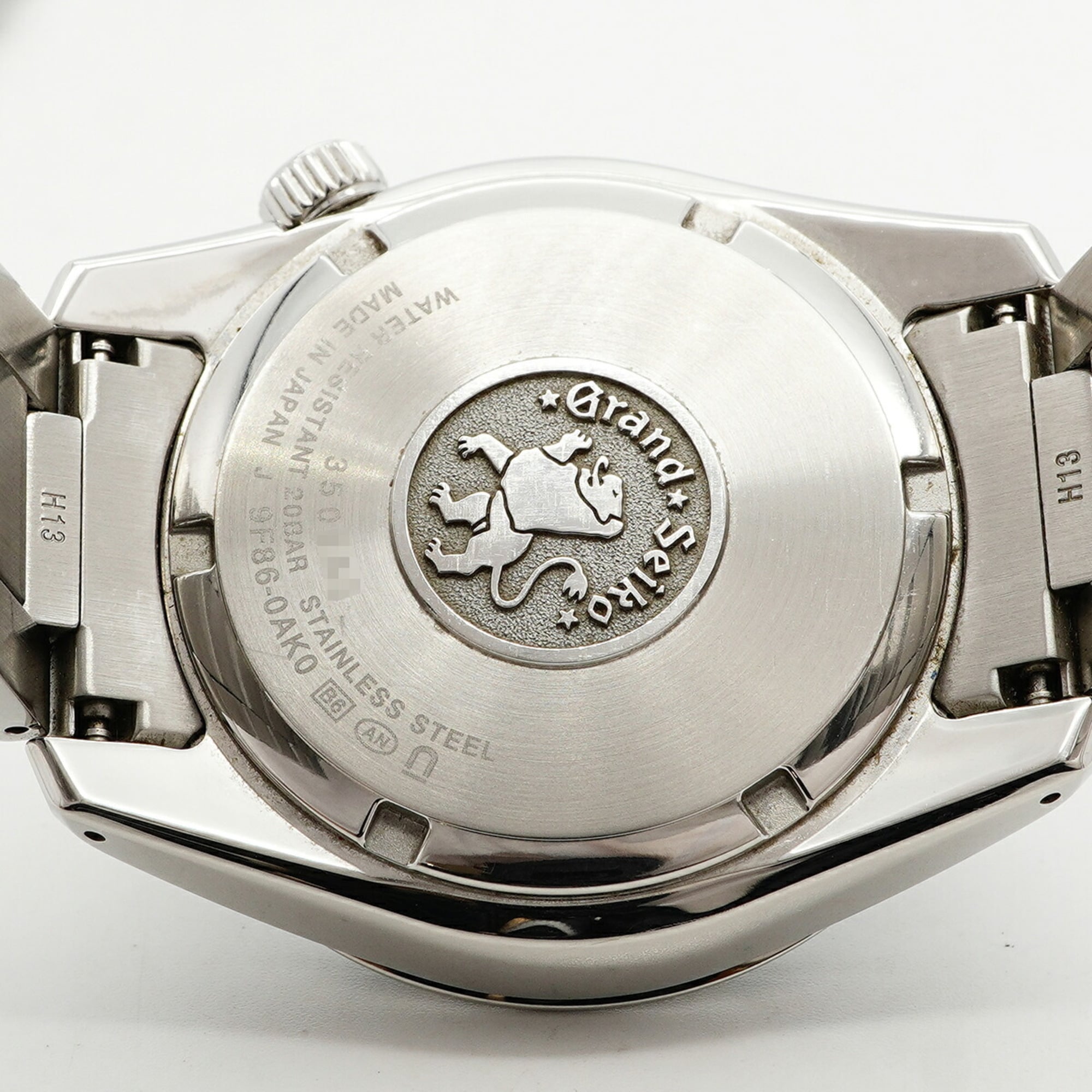 Grand Seiko Grand Sport Collection GMT SBGN027 Black Dial 38mm Watch