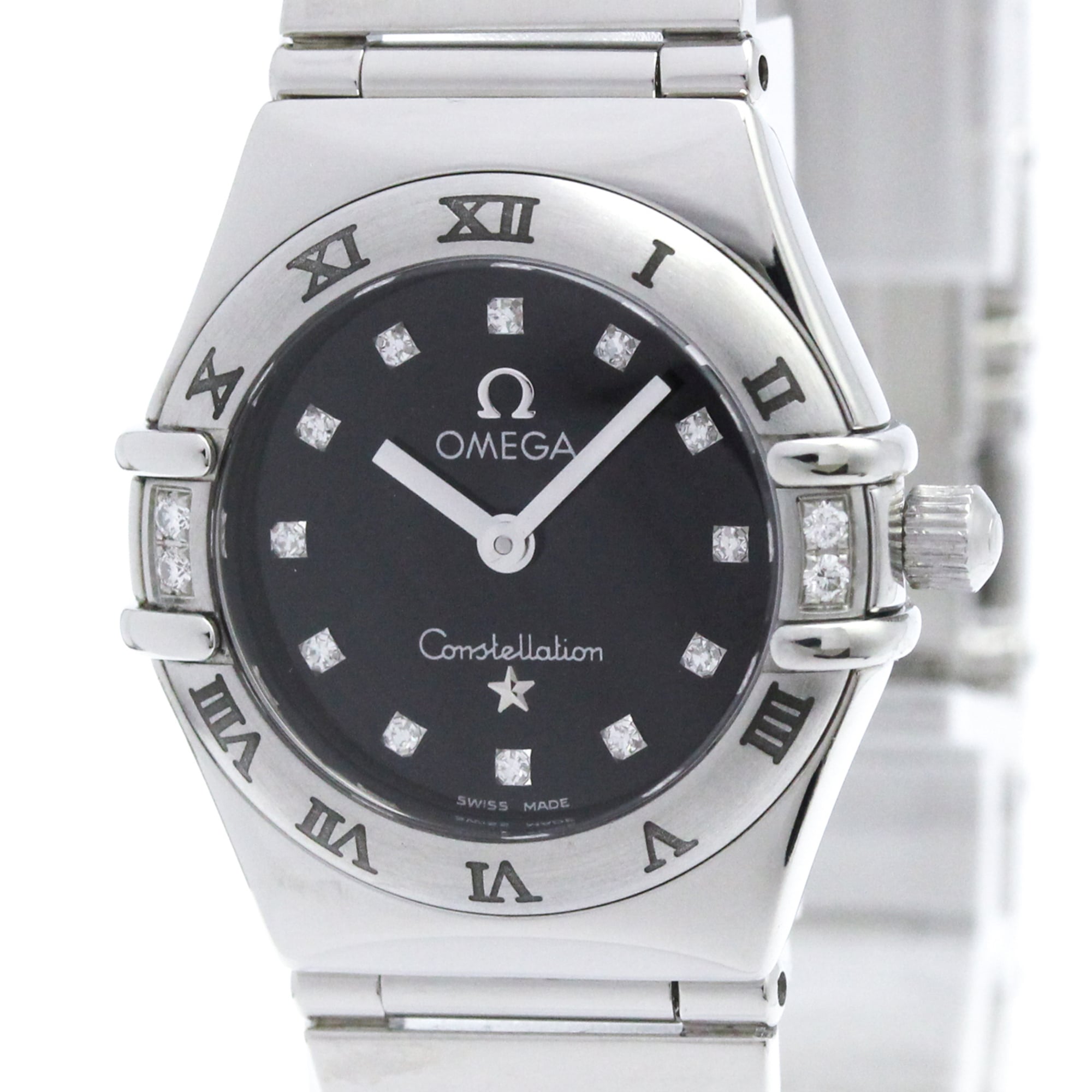 Omega Constellation 1566.56 Black Dial 22mm Watch