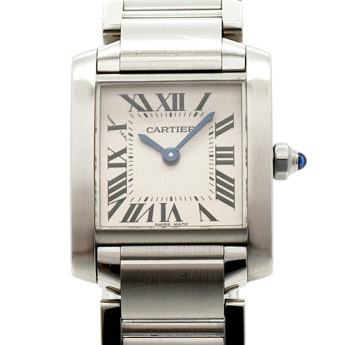 Cartier Tank Française SM W51008Q3 Ivory Dial 20mm Watch