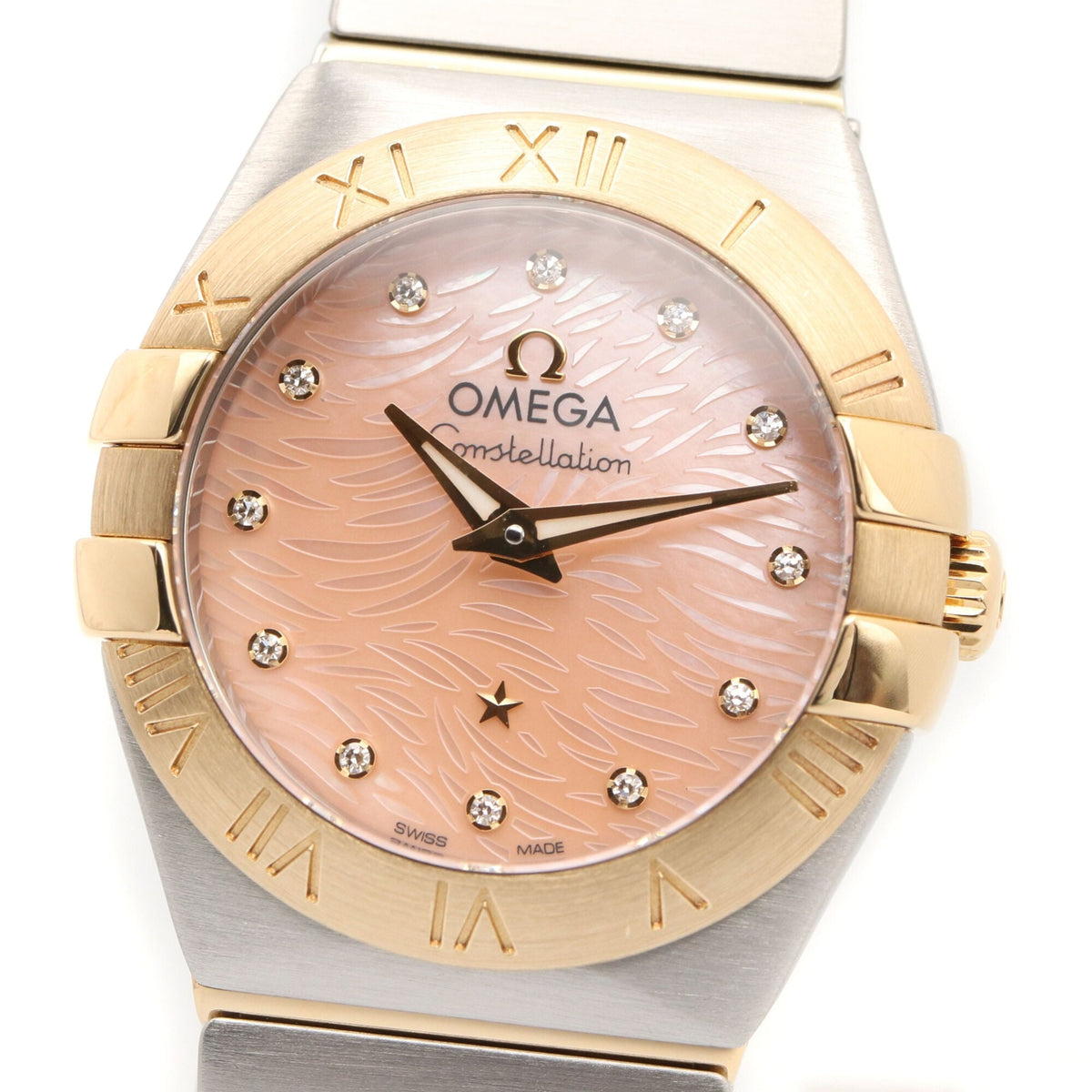 Omega Constellation 123.20.24.60.57.004 Pink Dial 24mm Watch