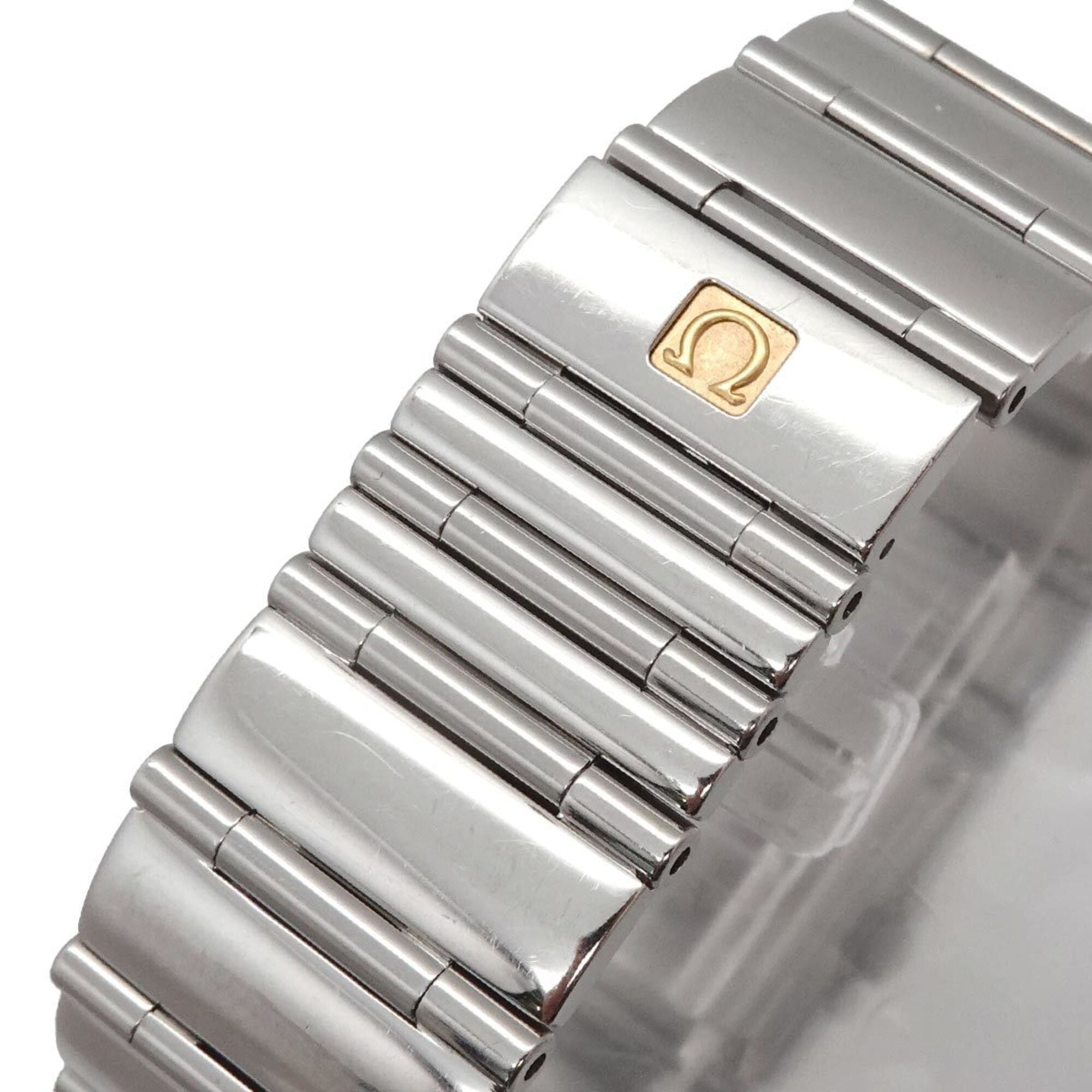 Omega Constellation Carre Quadra 1528 36 Silber Zifferblatt 21 mm Uhr