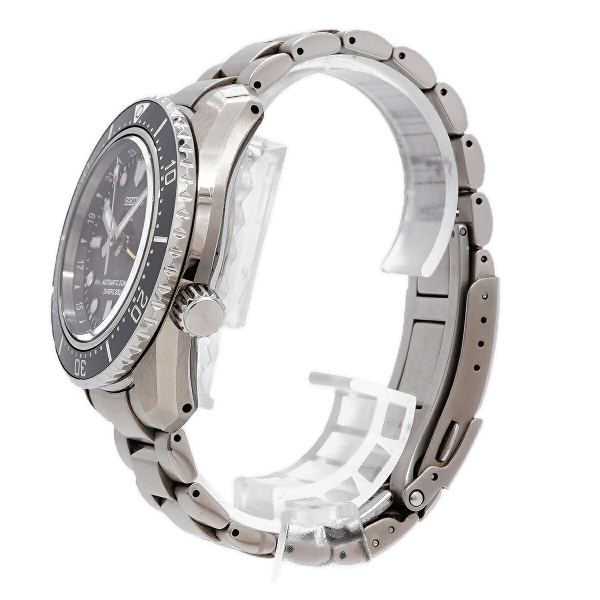 Seiko Prospex Divers 1968 Heritage GMT SBEJ011/6R54-00D0 Horloge met zwarte wijzerplaat, 42 mm