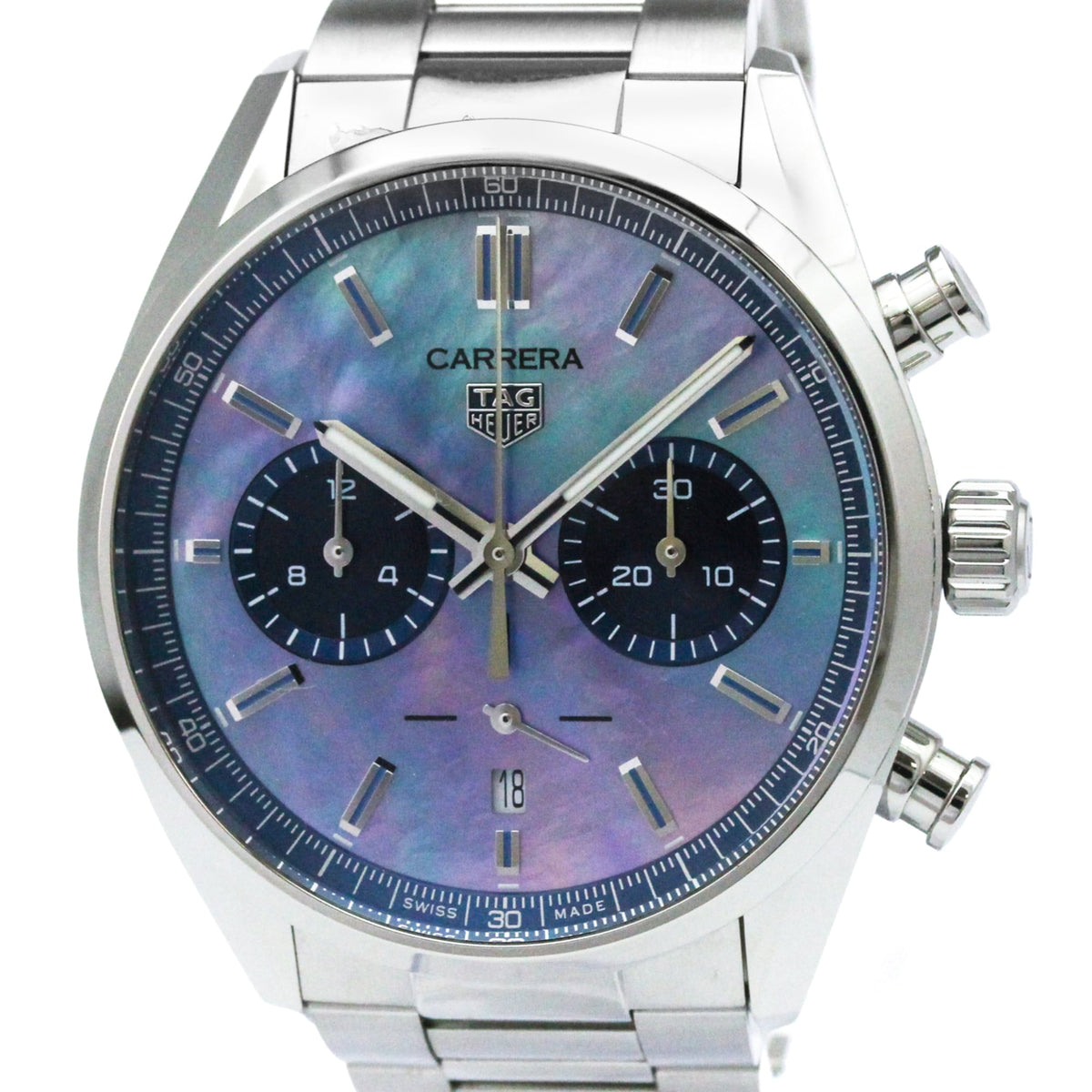 TAG Heuer Carrera CBN201E Blaues Zifferblatt 42 mm Uhr