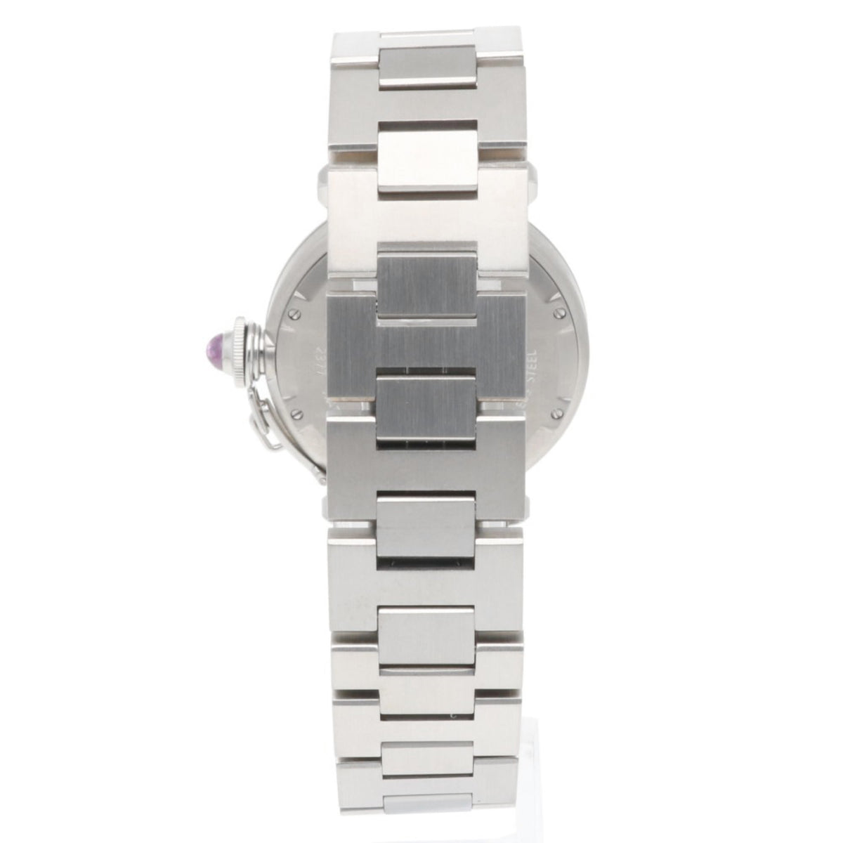 Cartier Pasha C Chronograph 2377 Rosa Zifferblatt in Muscheloptik, 35 mm Uhr