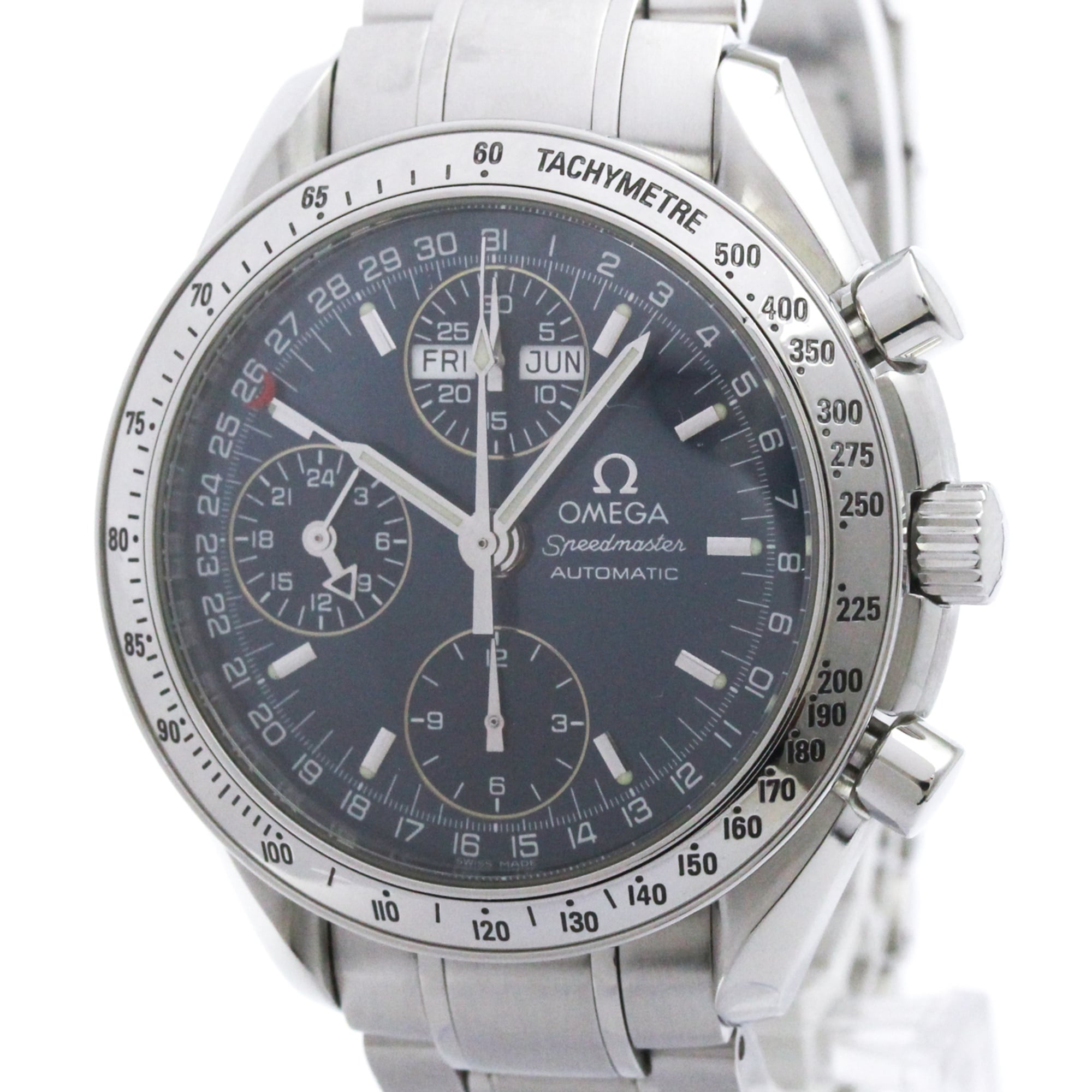 Omega Speedmaster 3523.8 Blue Dial 39mm Watch
