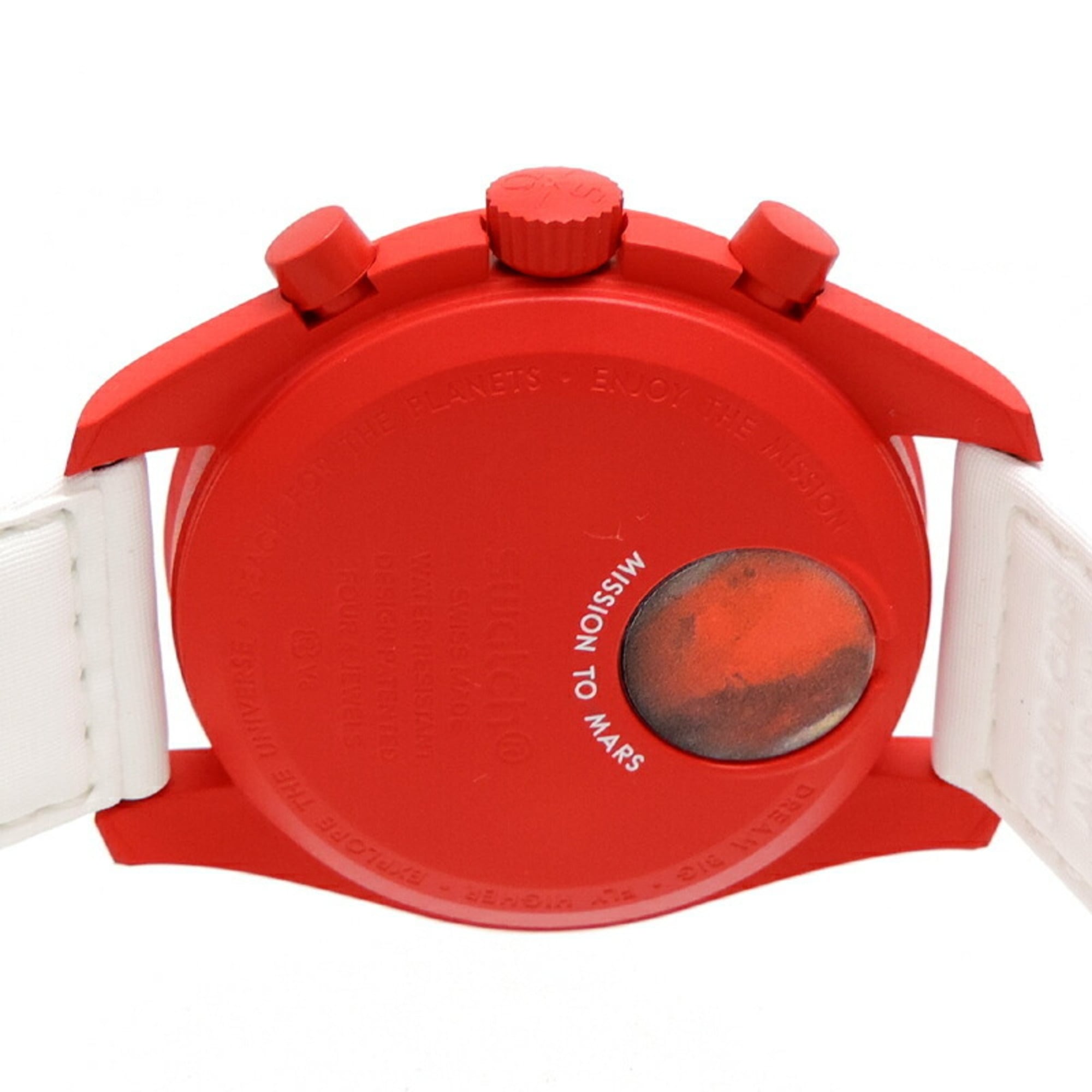 Montre Pour Hommes SWATCH x OMEGA « Moon Mission to Mars » pour femme et Montre Pour Hommes SO33R100