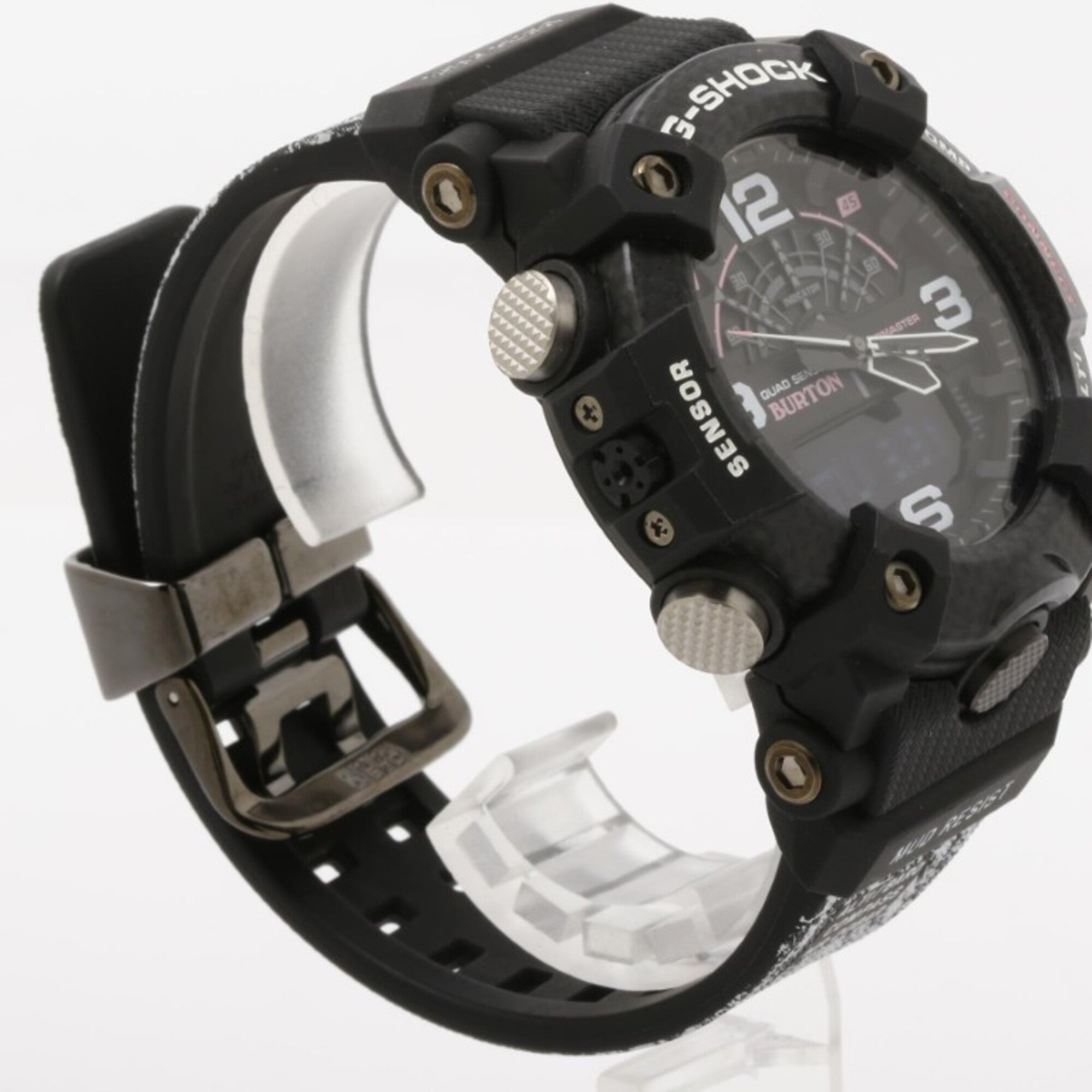 CASIO G-SHOCK MASTER OF G - LAND MUDMASTER GG-B100BTN-1AJR Zwart koolstof/hars herenhorloge in samenwerking met BURTON