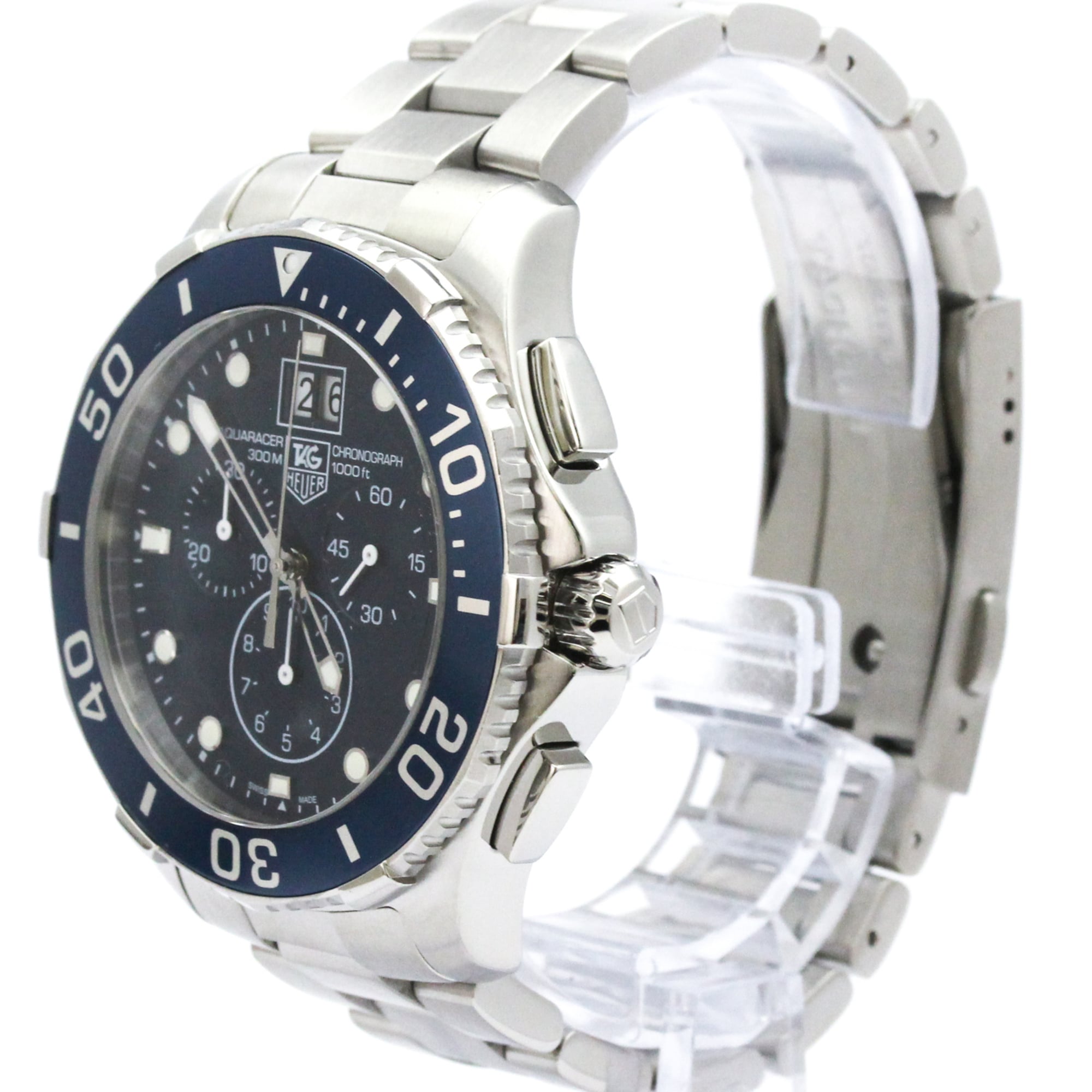 TAG Heuer Aquaracer CAN1011 Blue Dial 43mm Watch