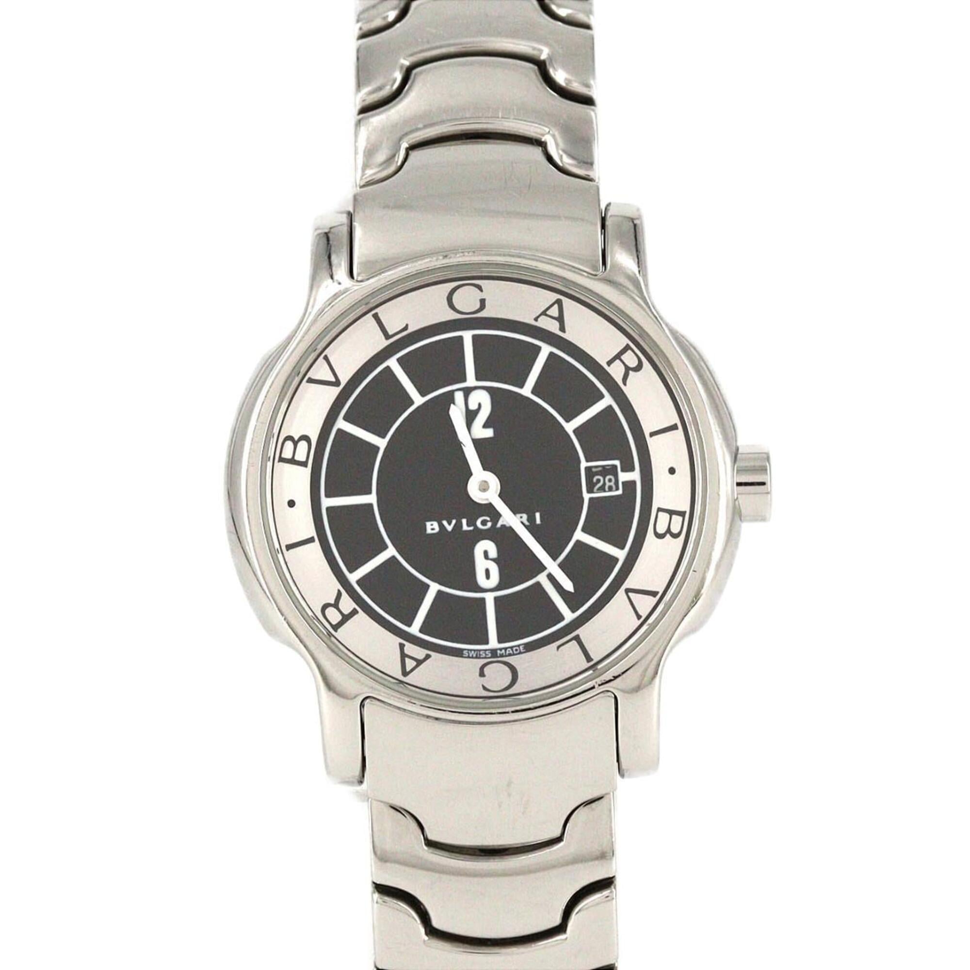 Bvlgari Bulgari Solotempo ST29S/ST29BSSD Black Dial 29mm Watch