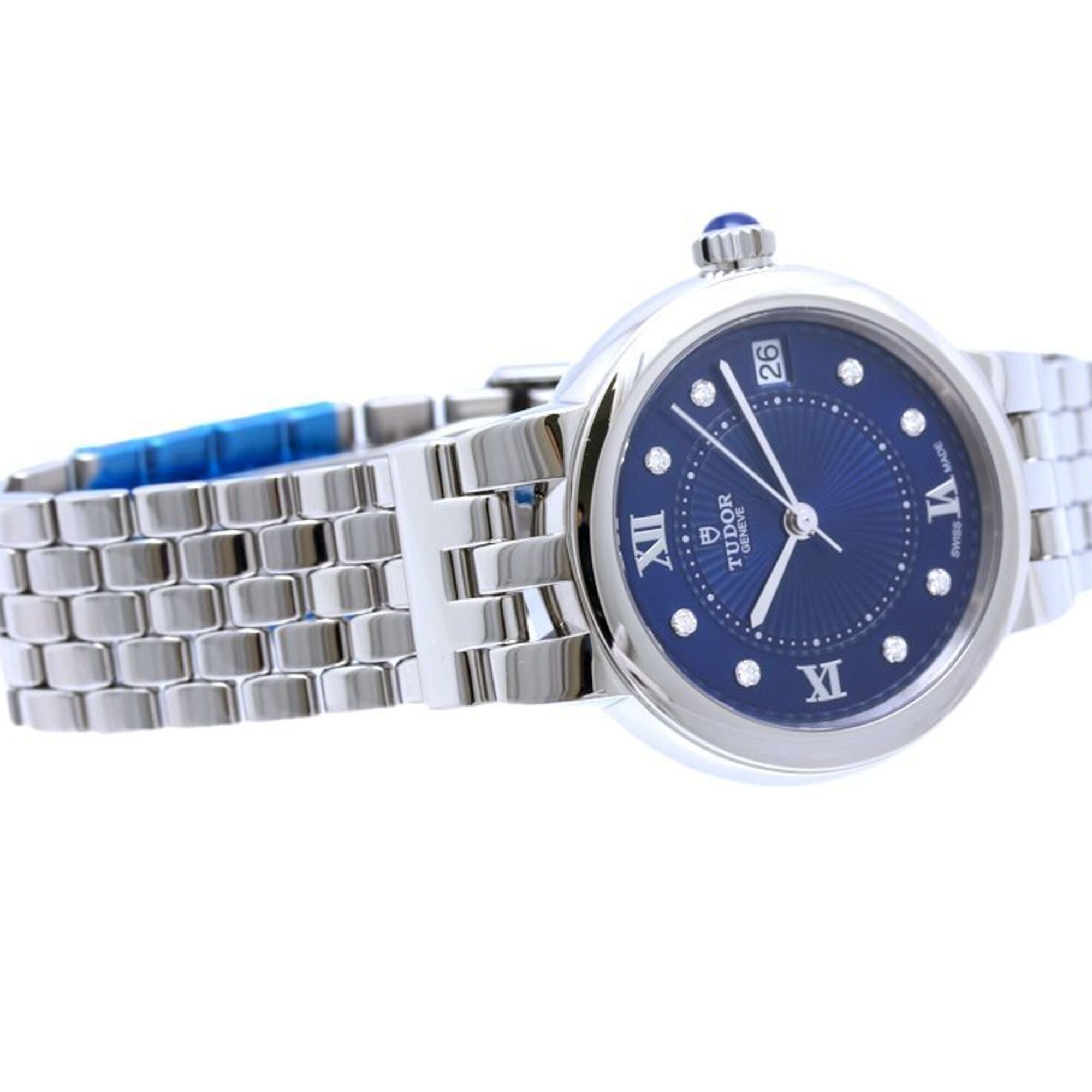 TUDOR Claire de Rose 8P diamanten dameshorloge M35800-0010 SS 40358