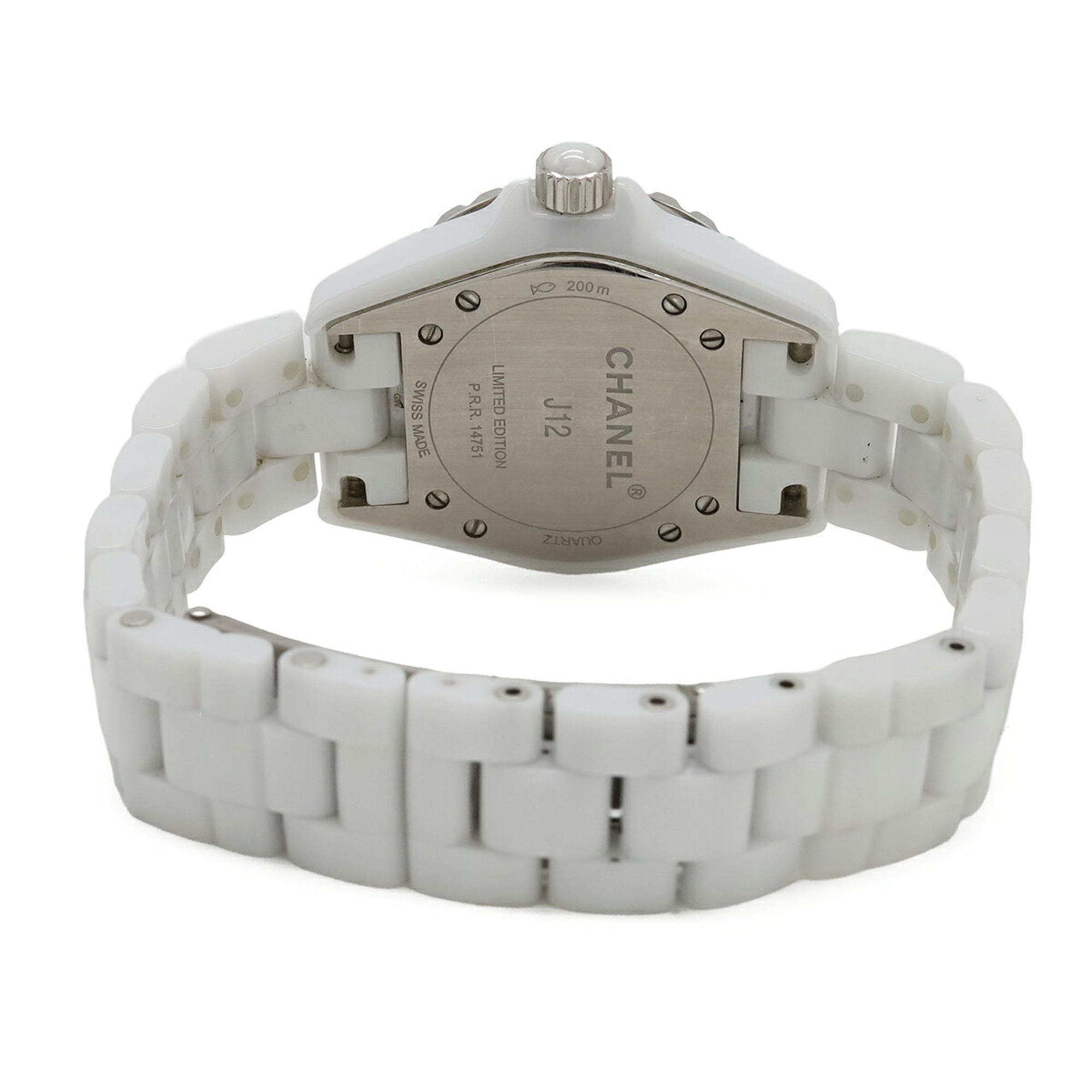 Chanel J12 H3826 White Dial 33mm Watch