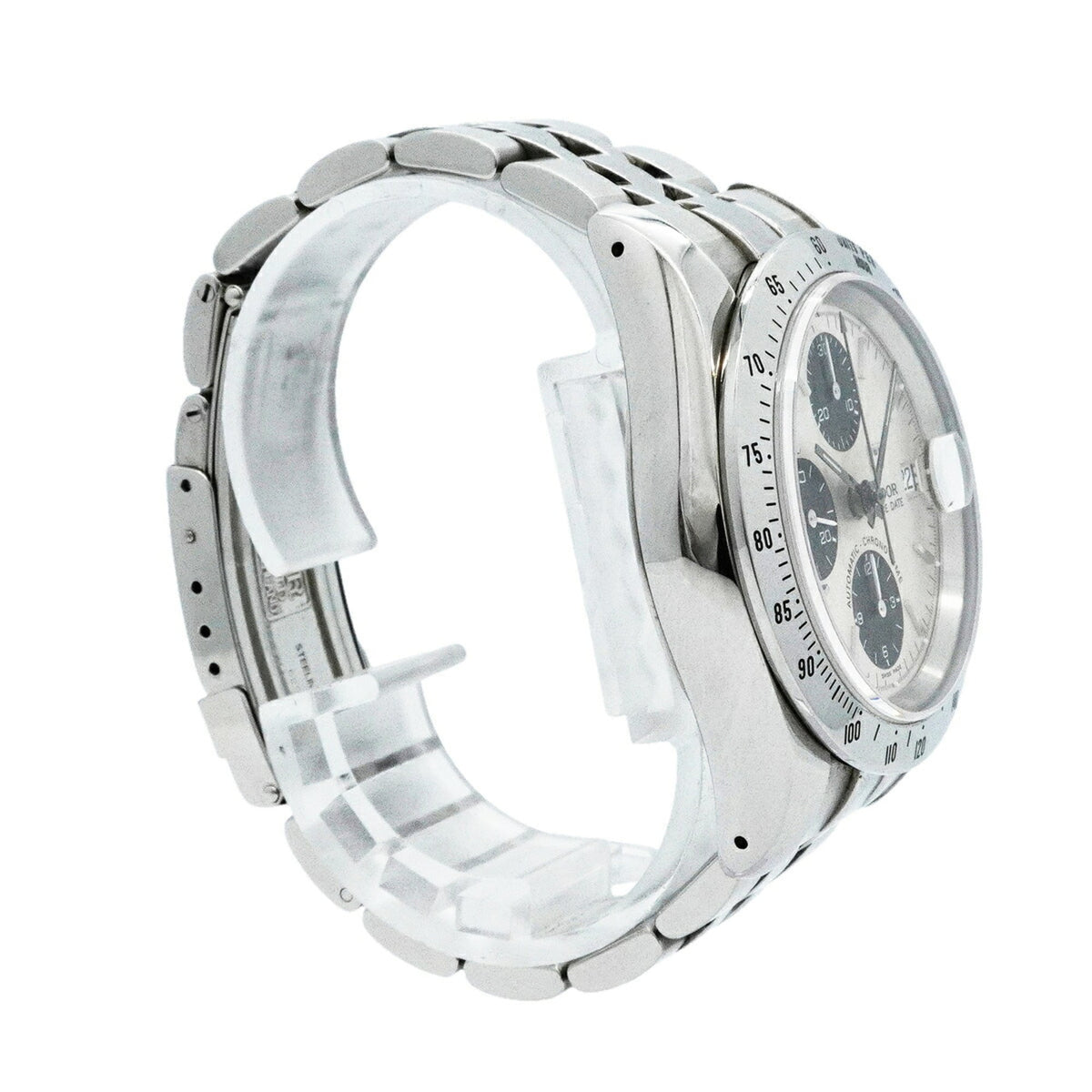 Tudor Prince Datum Chronotime 79280P Silber Zifferblatt 39mm Uhr