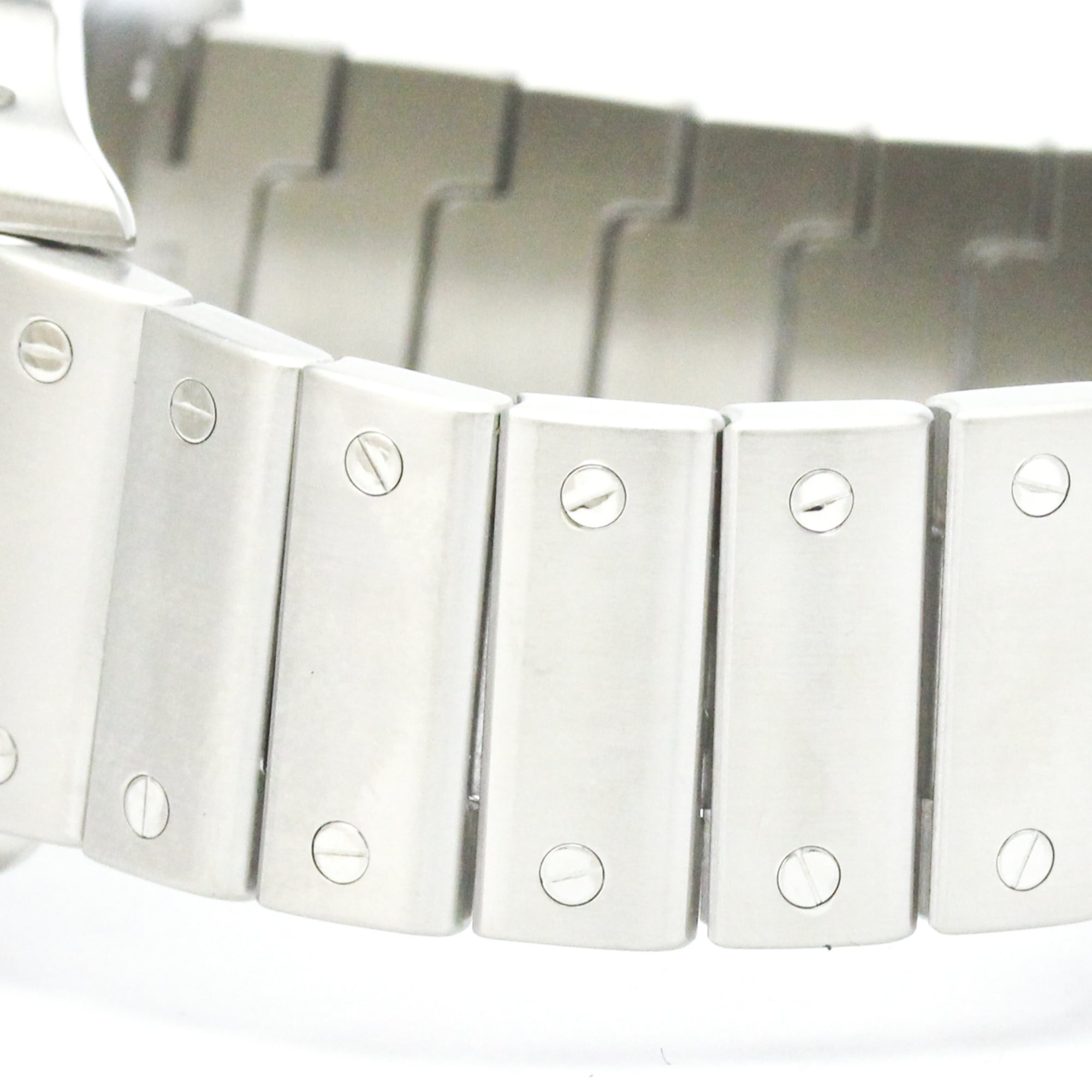 Montre Cartier Santos 100 W200737G, cadran argenté, 41 mm