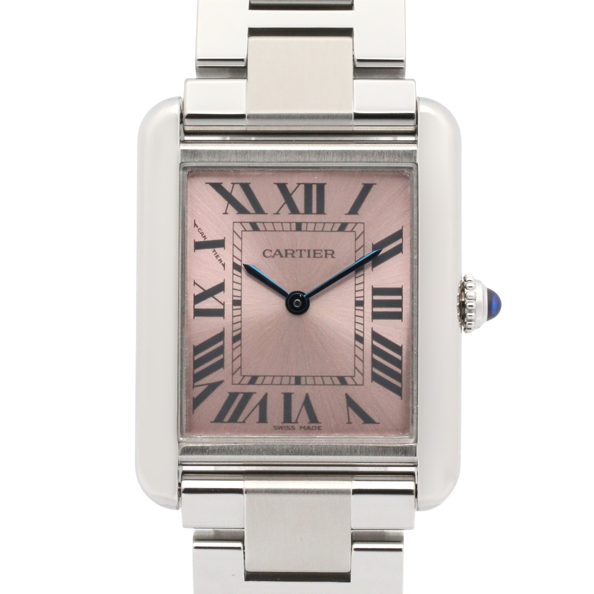 Cartier Tank W5200000 Pink Dial 24mm Watch