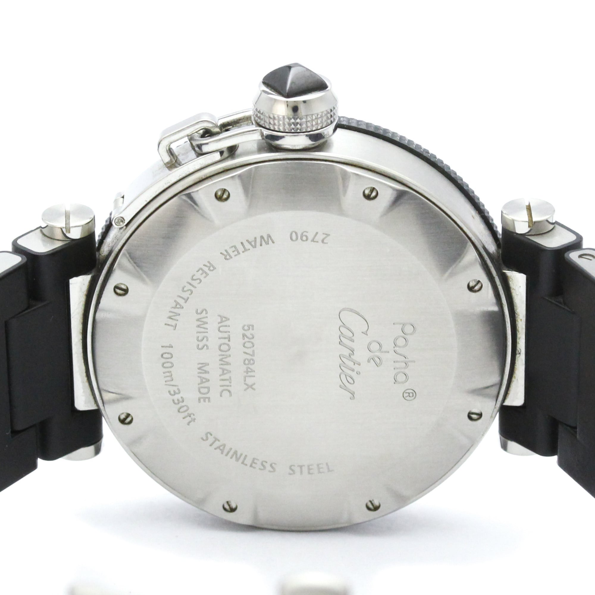 Cartier Pasha Seatimer W31077U2 Black Dial 40mm Watch