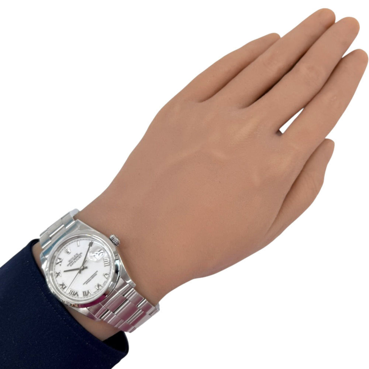 Rolex Datejust Oyster Perpetual 16200 met witte wijzerplaat, 36 mm