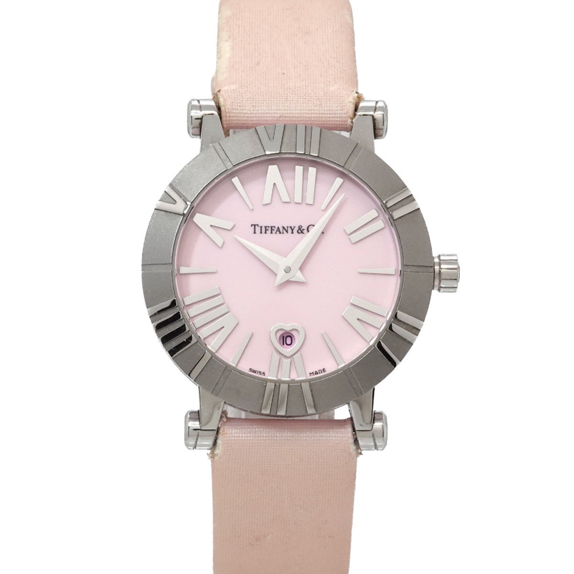 Tiffany Atlas Z1300 11 11A31A41A Pink Dial 30mm Watch