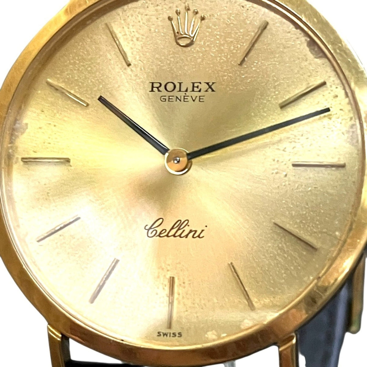 Montre Rolex Cellini 5112 à cadran doré, 31 mm