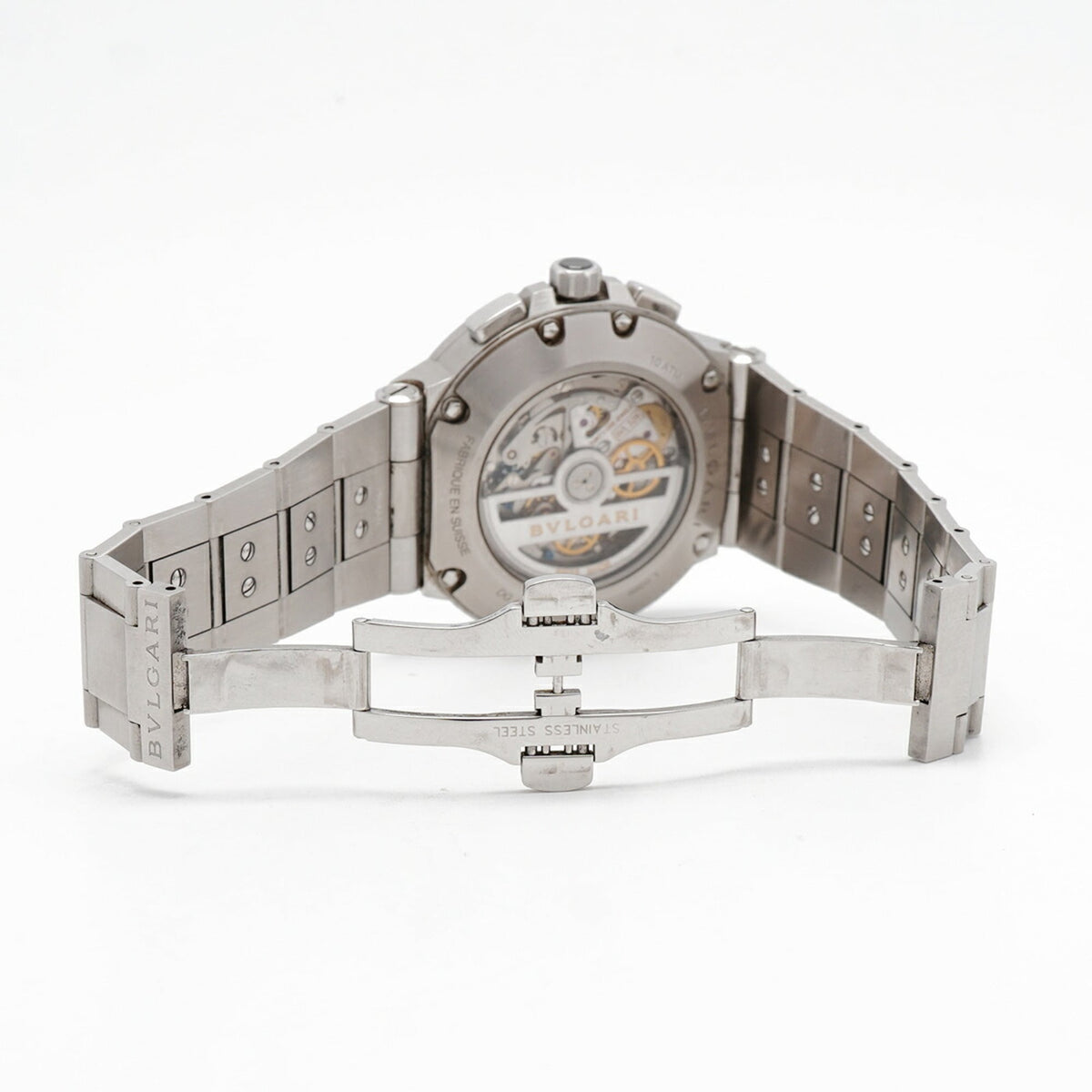 Bvlgari Diagono Velocissimo DG41SCH Black Dial 41mm Watch