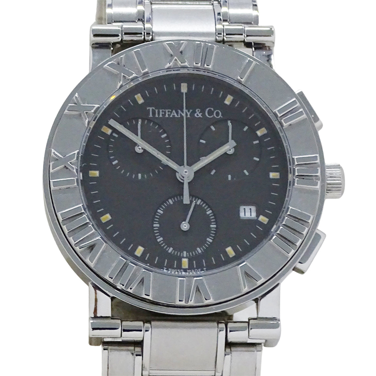 Tiffany & Co. Atlas Chronograph Z0002.32.10A11A00A Gray Dial 35mm Watch