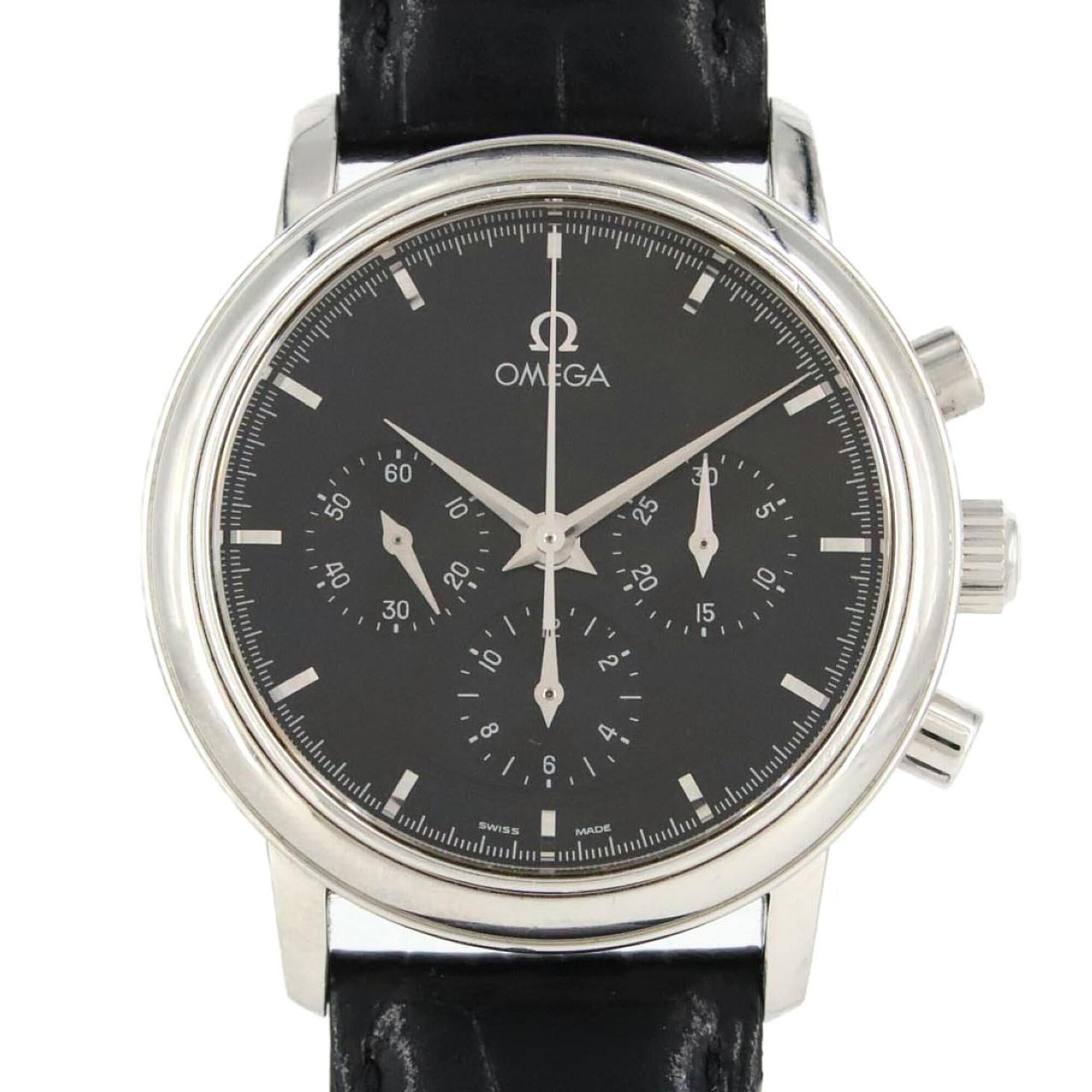 Omega De Ville Prestige Chrono 4840.51.01 Black Dial 36mm Watch