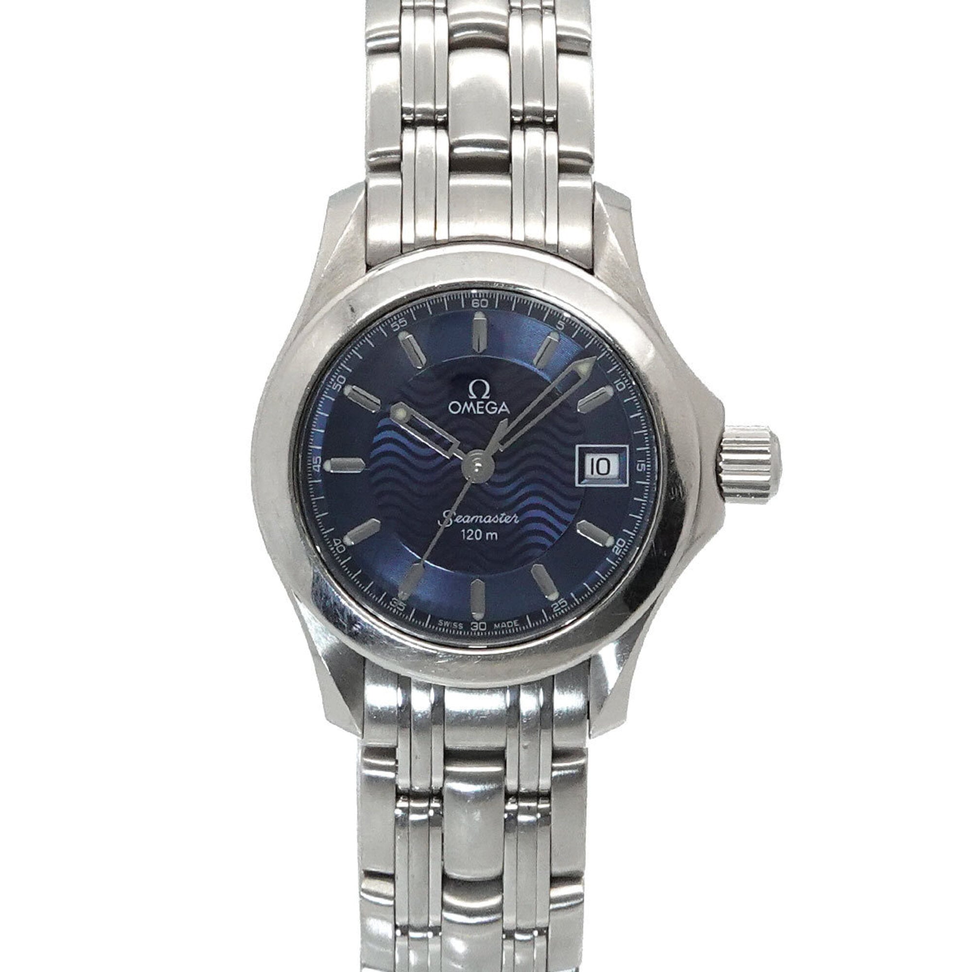 Omega Seamaster 2581 81 horloge met blauwe wijzerplaat, 26 mm