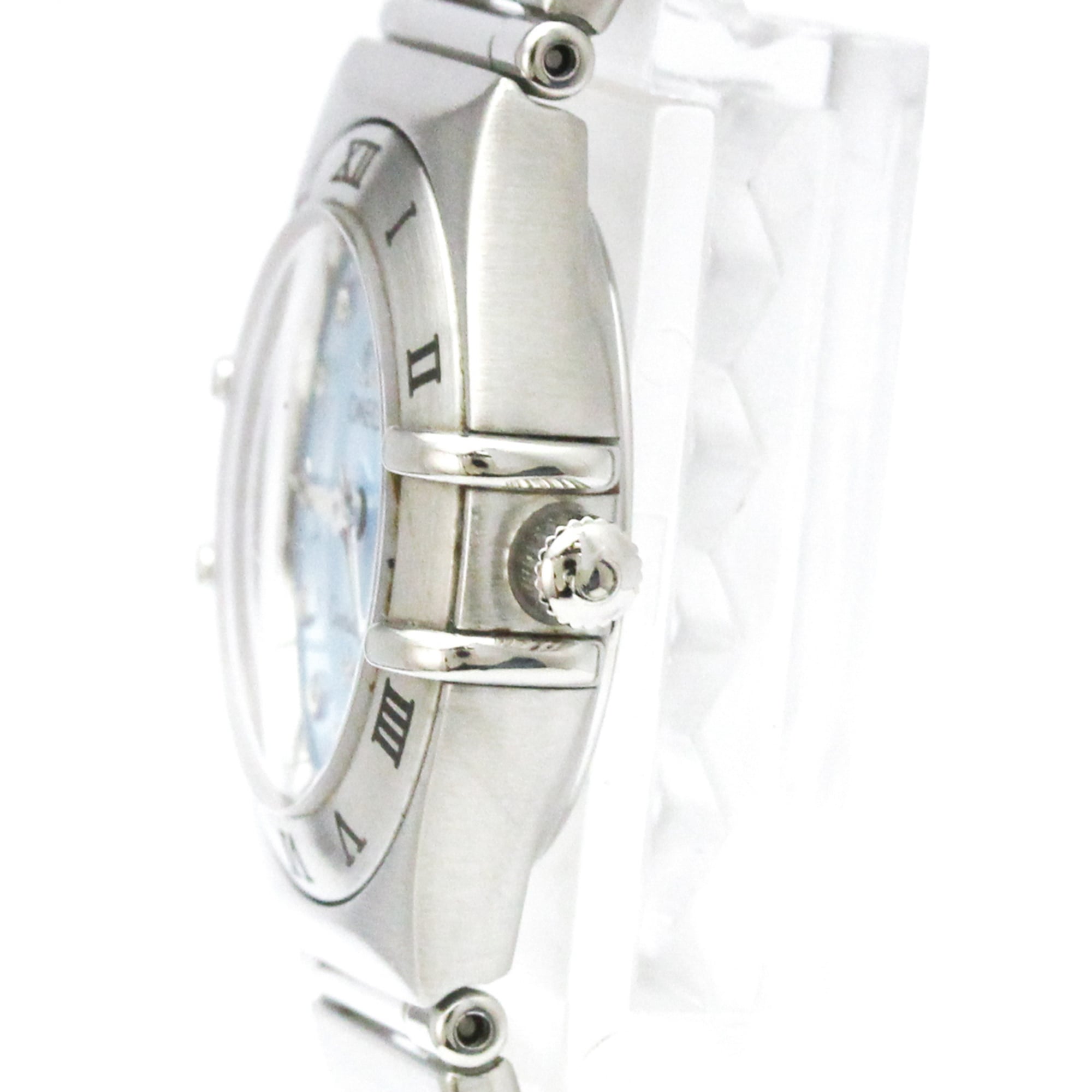 Montre Omega Constellation 1562.85 à cadran bleu, boîtier de 22 mm