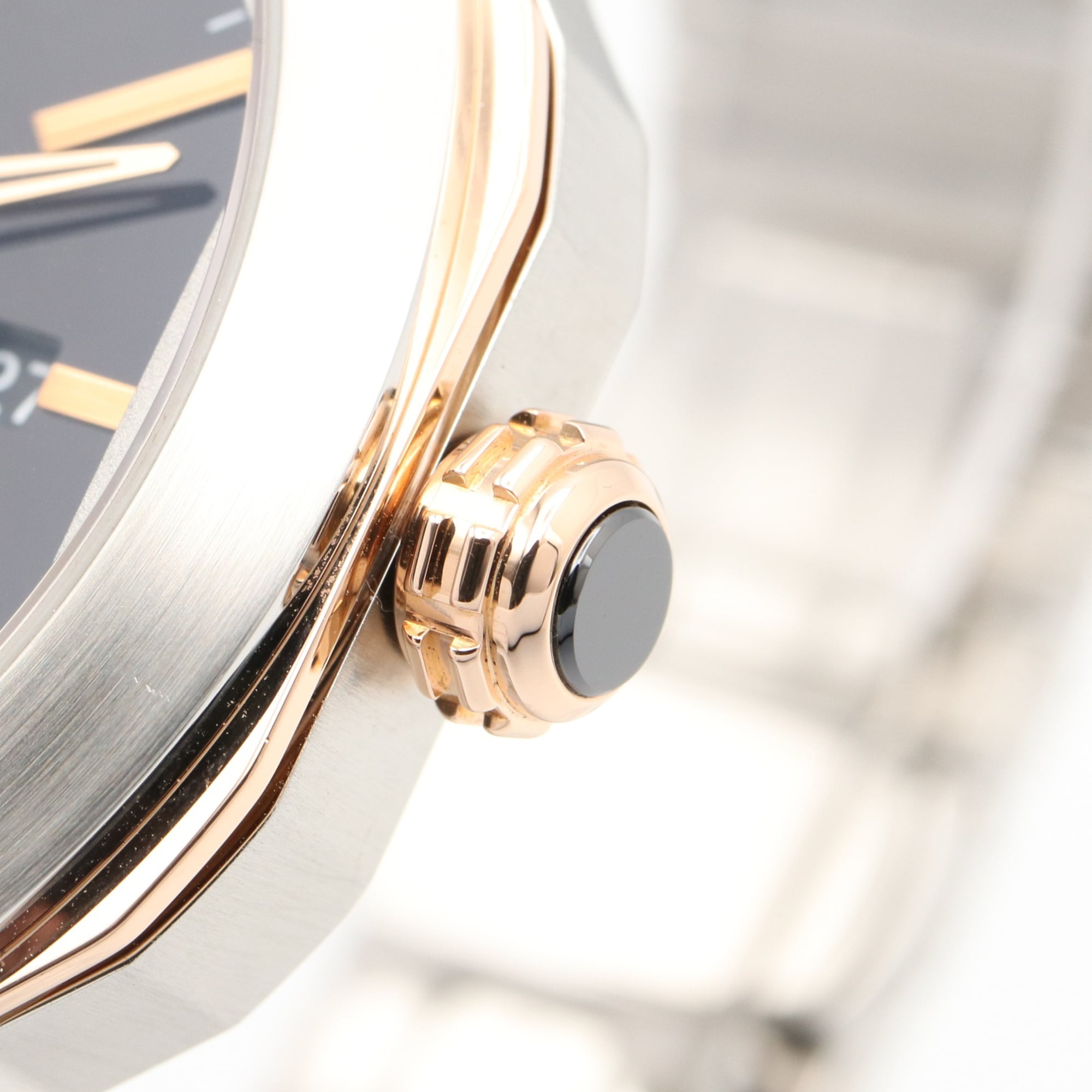 Bvlgari Bulgari BVLGARI Octo 18KPG (Rosa Gold) OCP41SG Schwarz Zifferblatt 41 mm Uhr