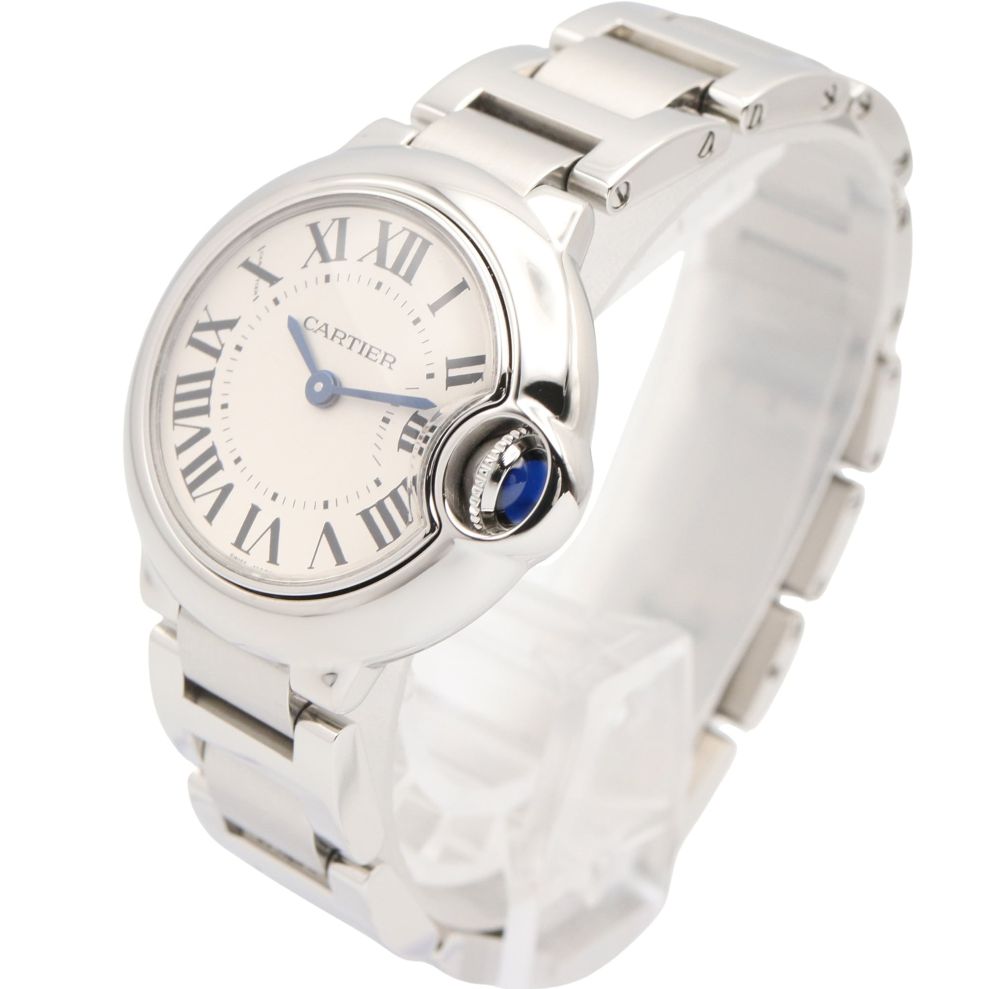Cartier Ballon Bleu SM W69010Z4 Silver Dial 28mm Watch