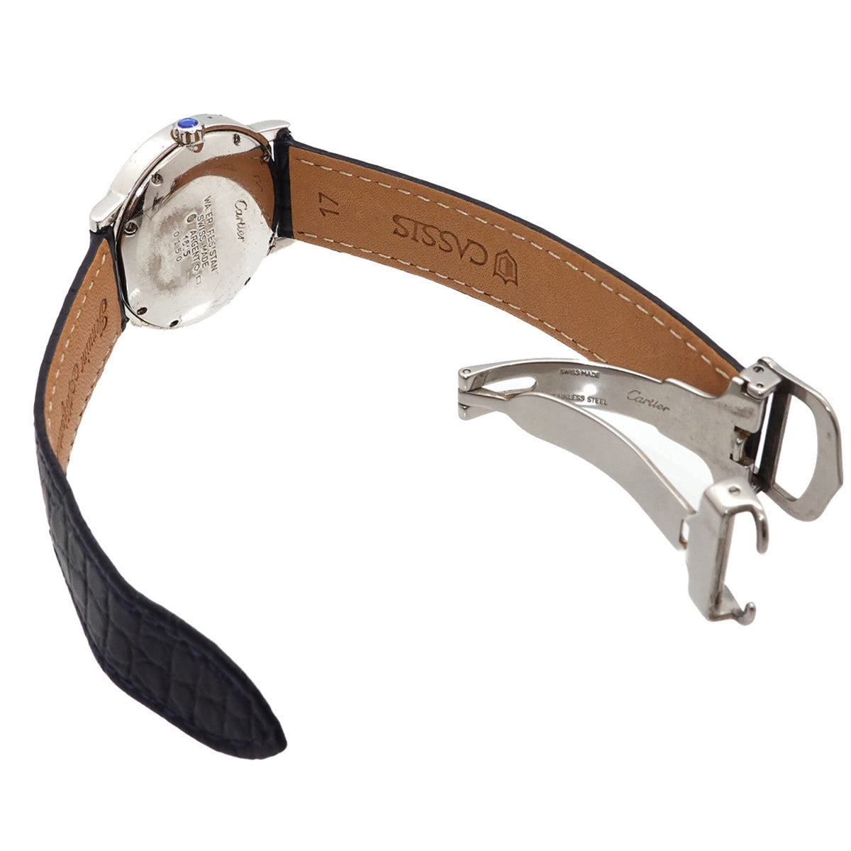 Cartier Must 2 Ronde W1009475 horloge met witte wijzerplaat, 32 mm