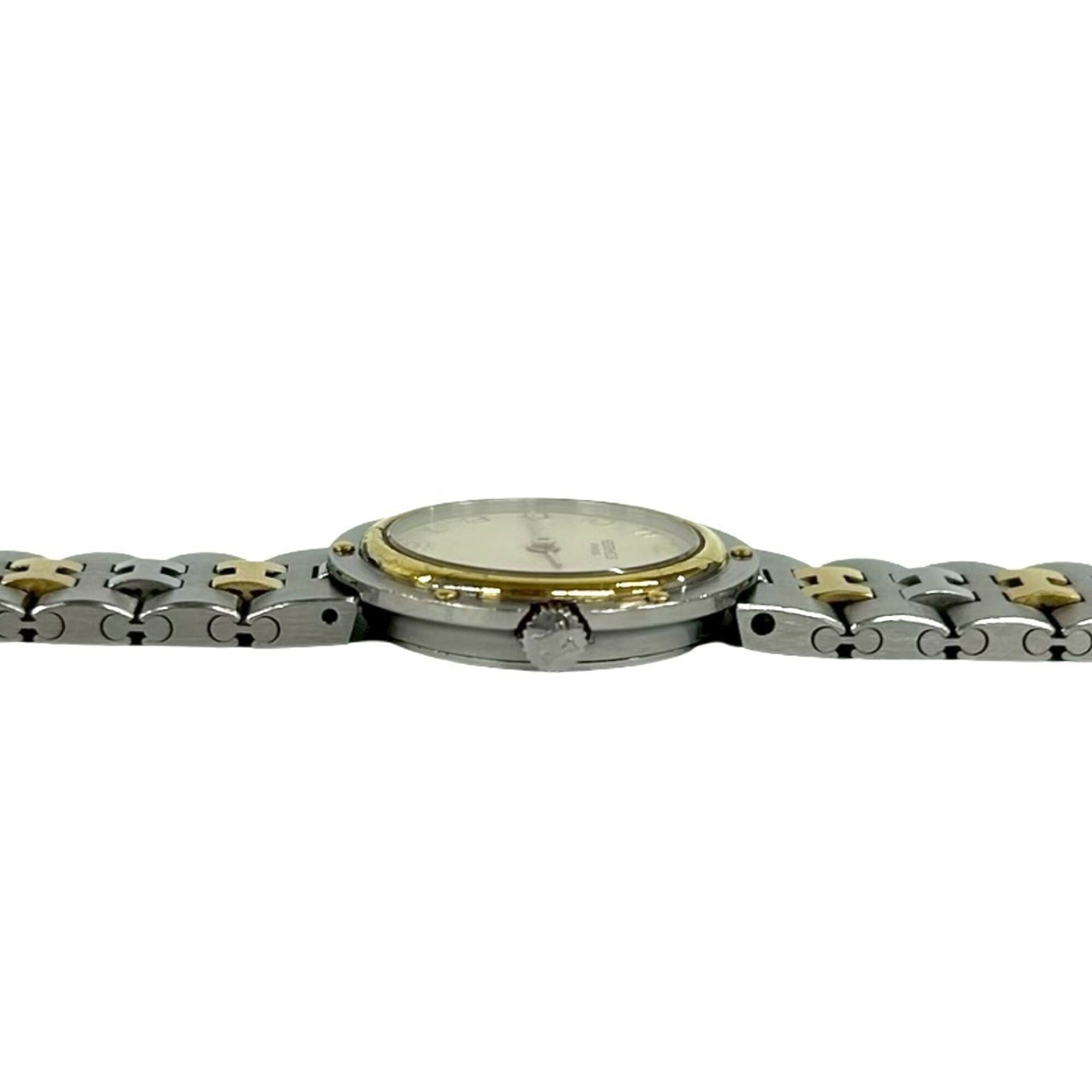 HERMES Vintage Clipper Stainless Steel GP Quartz Silver 32954