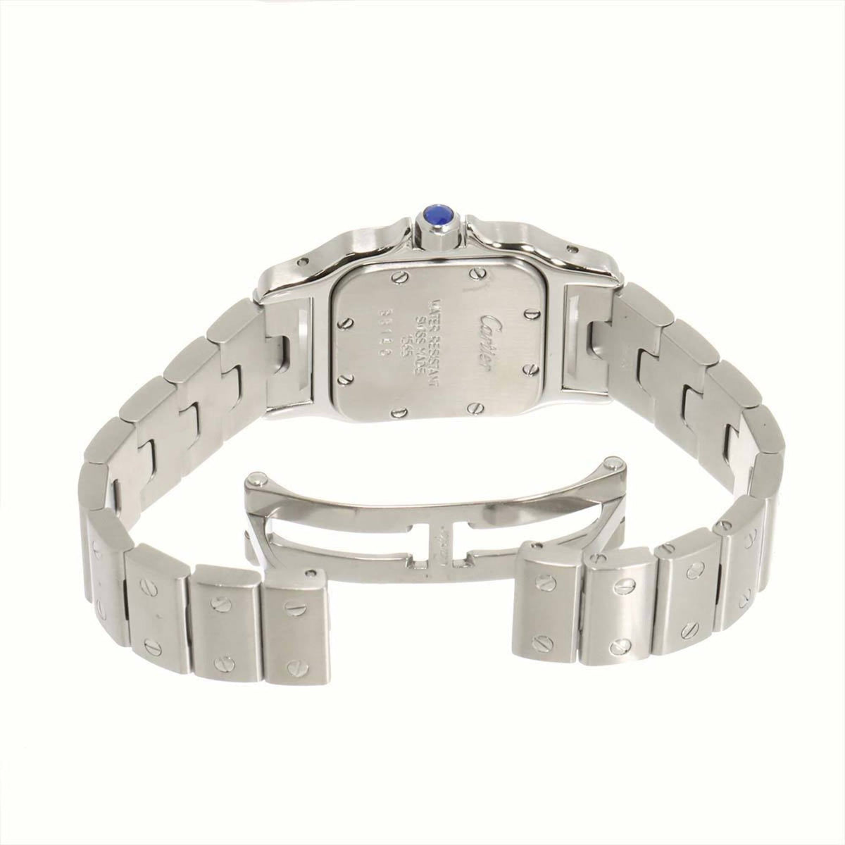 Cartier Santos Galbee SM W20017D6 Ivory Dial 23mm Watch