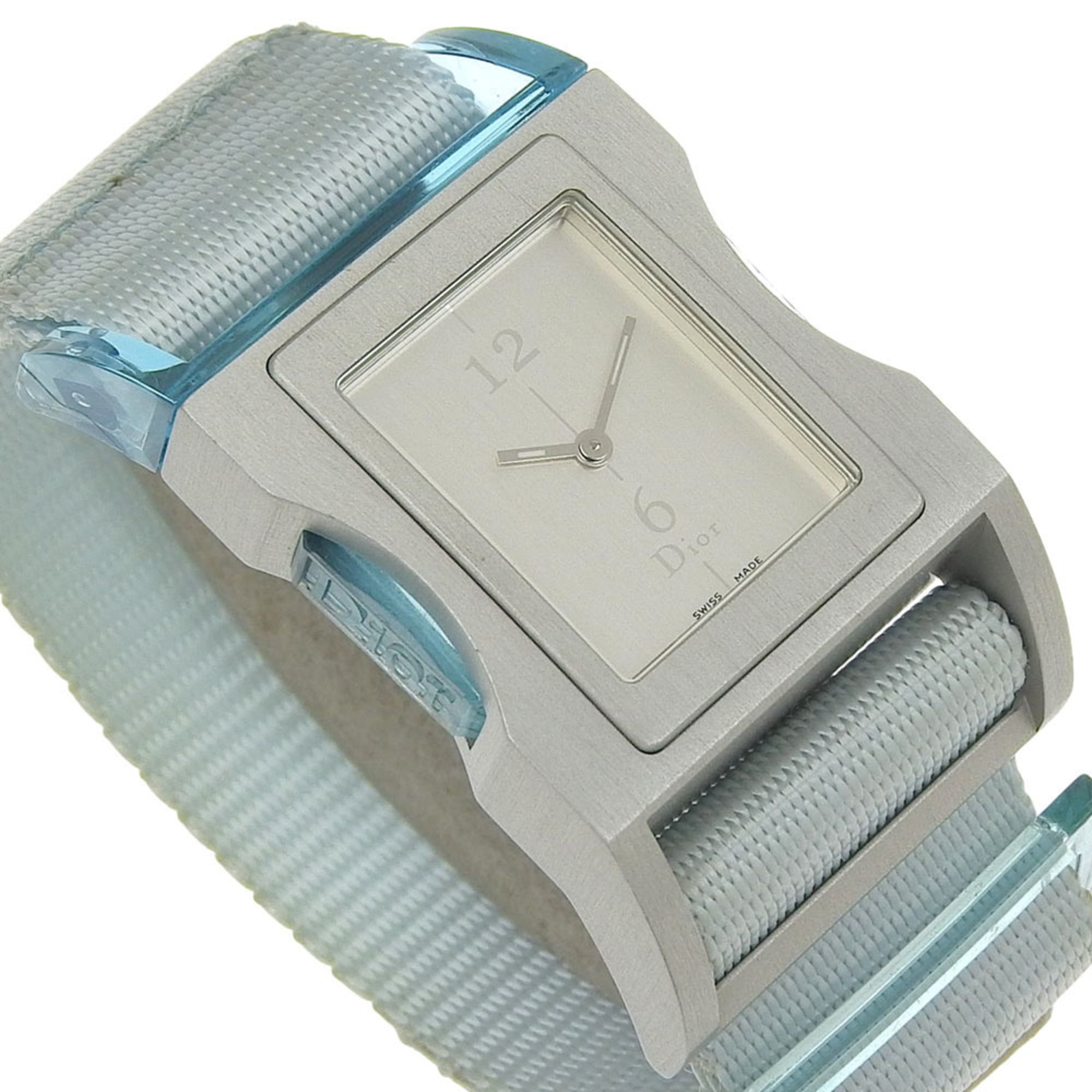 Dior Chris 47 Watch D100-322, Aluminum and Nylon Quartz Analog with Si