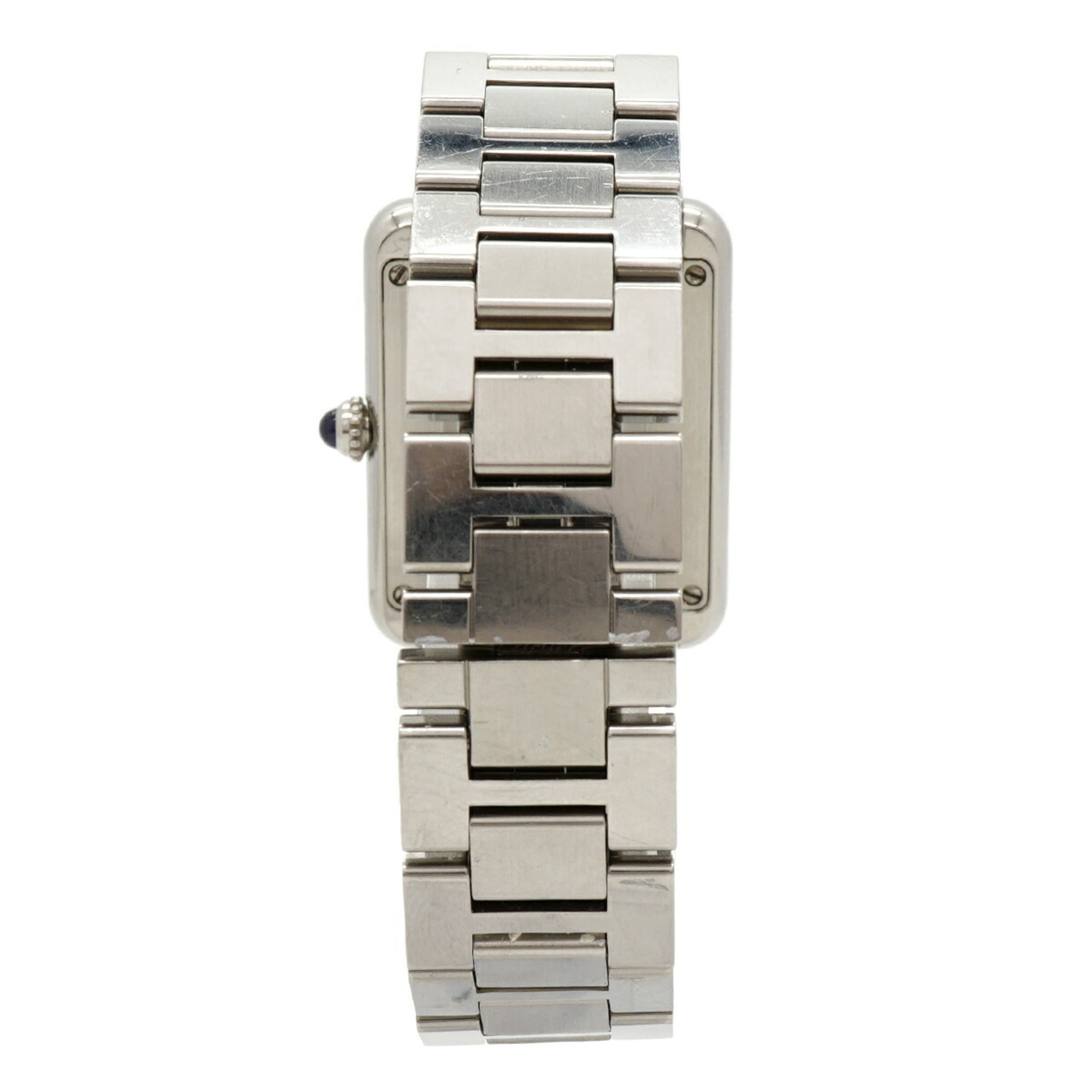 Cartier Tank W5200013 Silver Dial Stainless steel 24mm Watch
