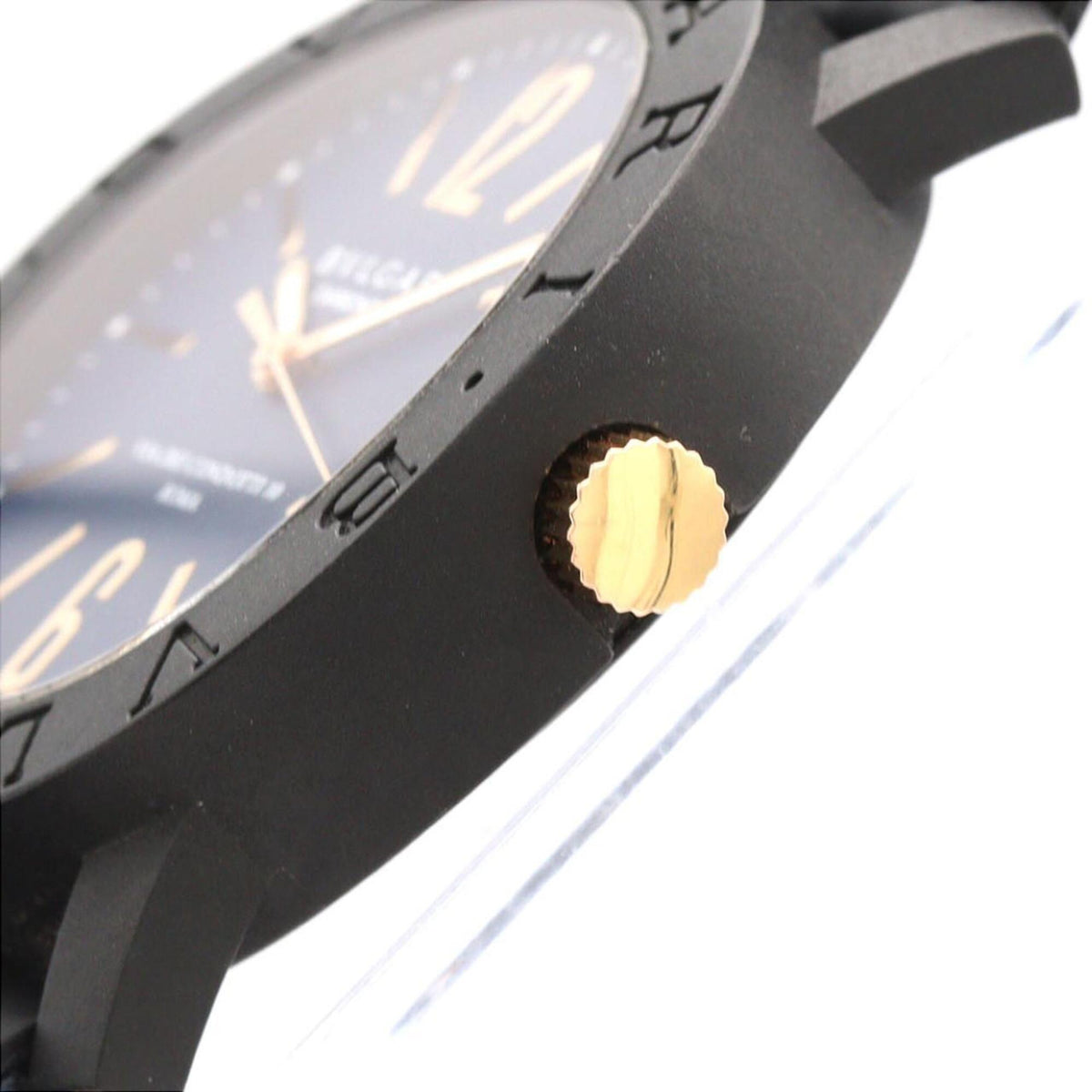 Montre Bvlgari Carbone en or BB40CL/BBP40C3CGLD/102634 à cadran bleu 40mm