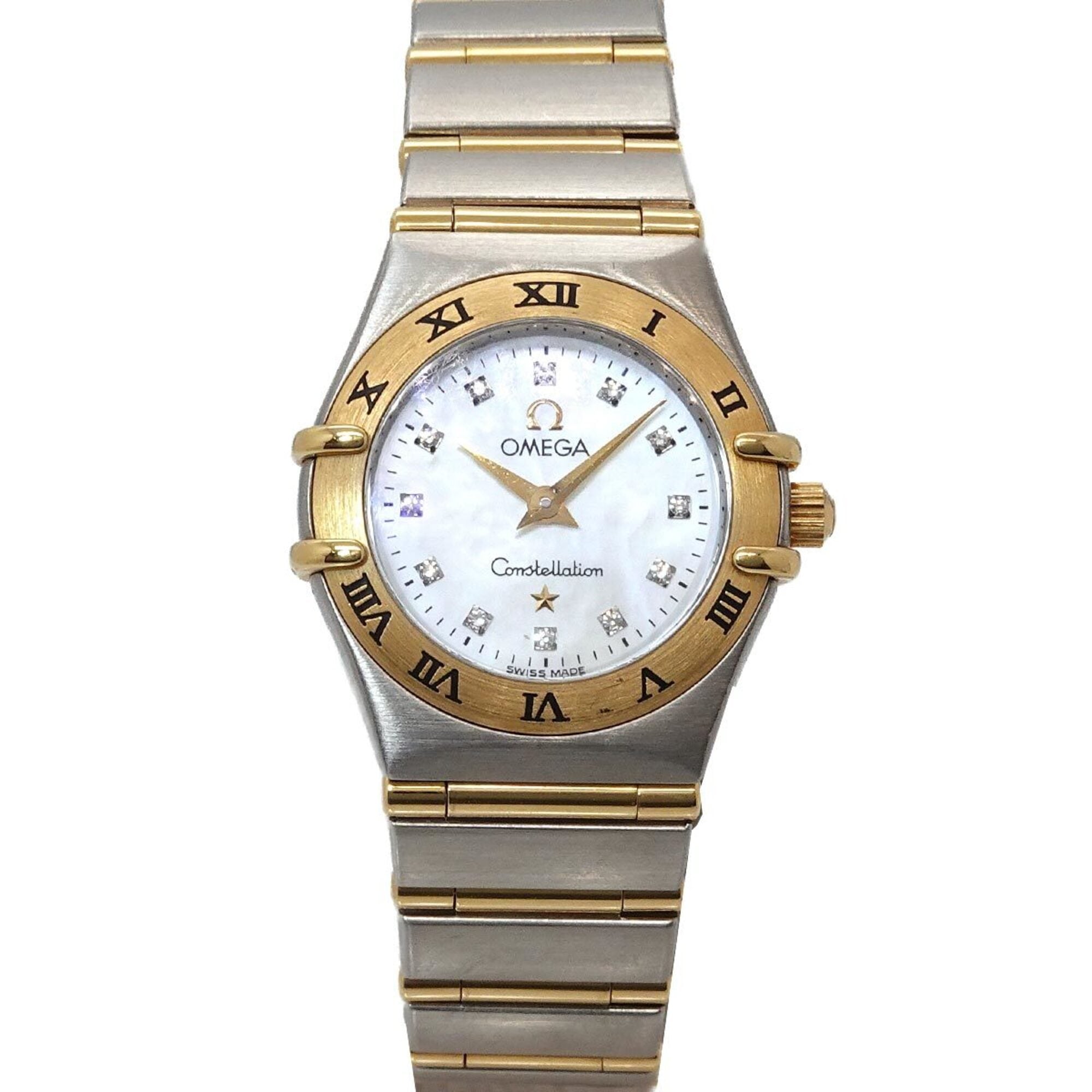 Omega Constellation 1262 75 White Dial 22mm Watch