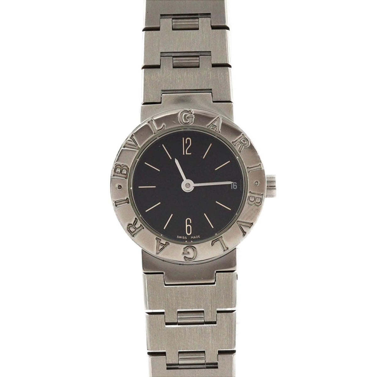 Bvlgari Bulgari BB23SS/BB23SSD Black Dial 23mm Watch