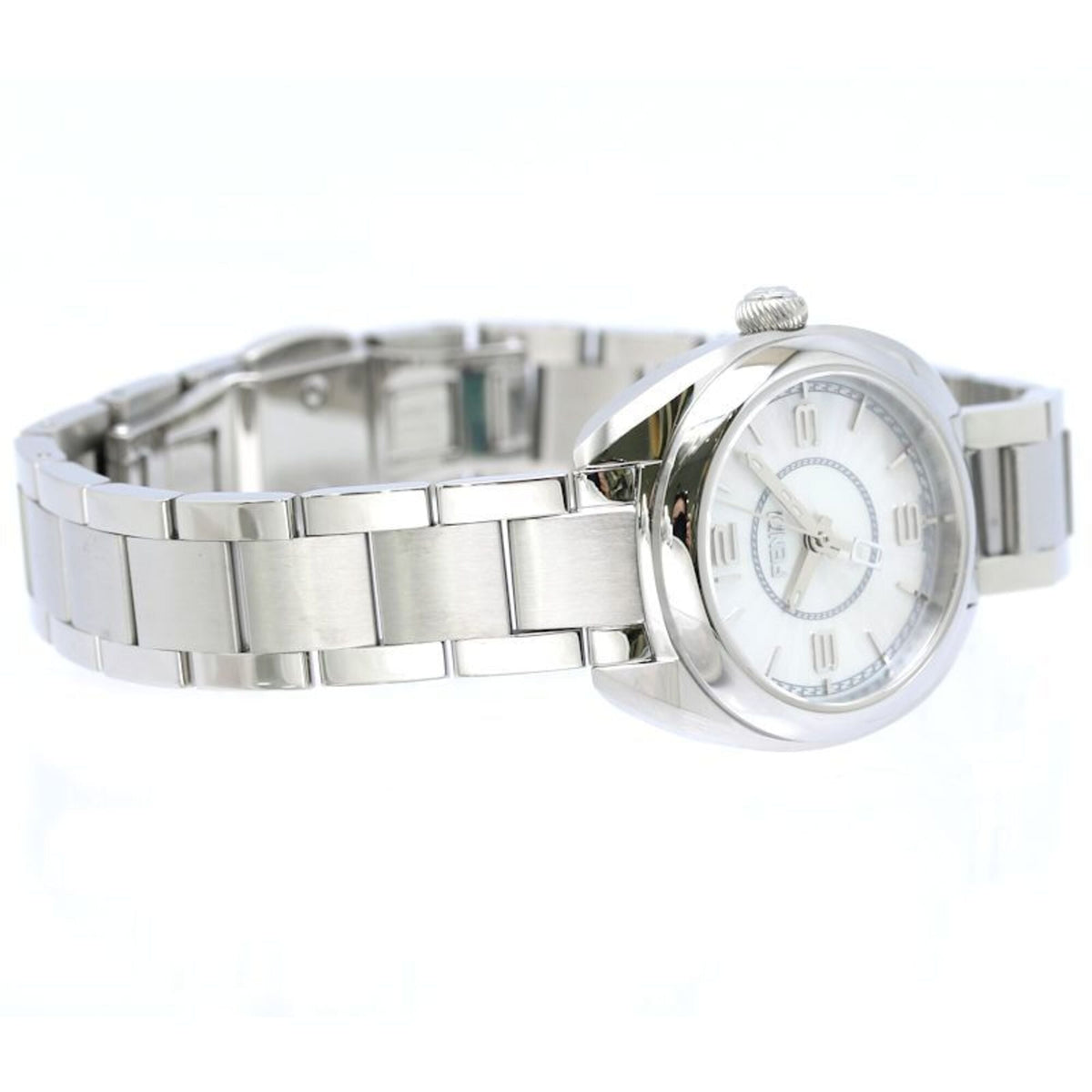 Fendi Momento F218024500 21000S White shell Dial 27mm Watch