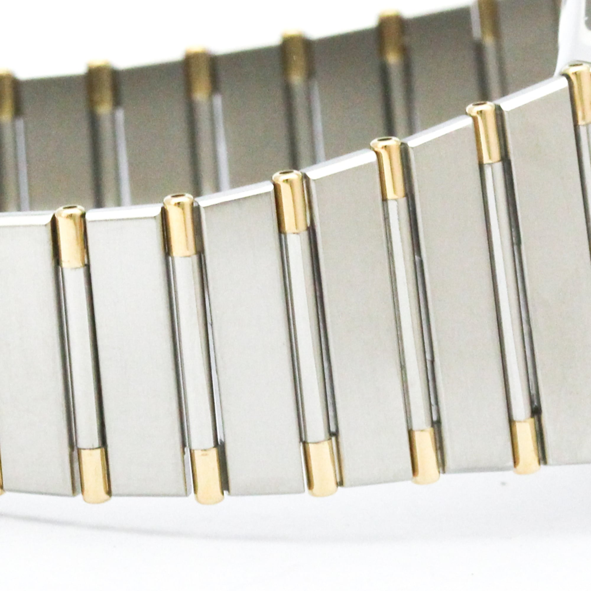 OMEGA Constellation Herrenuhr 18 Karat Gold Edelstahl Quarz 396.1080