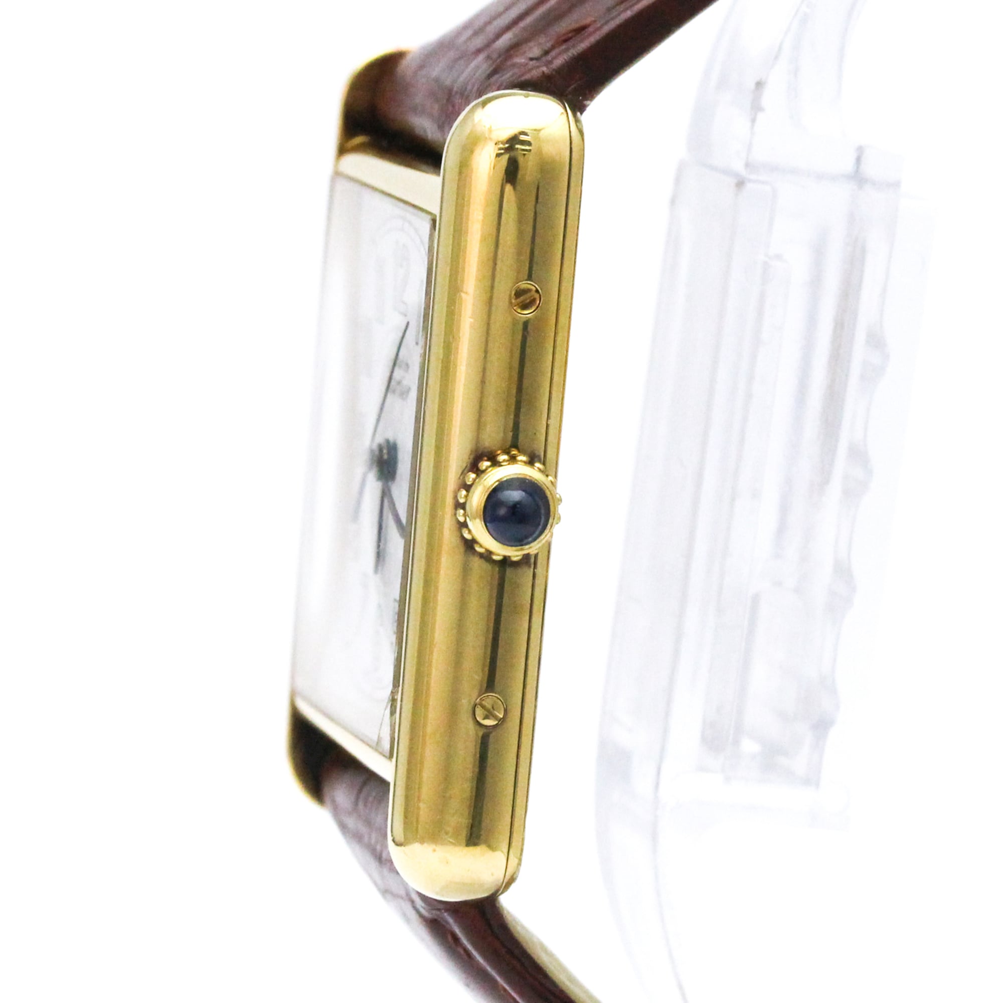 Cartier Must Tank W1013954 White Dial 25mm Watch