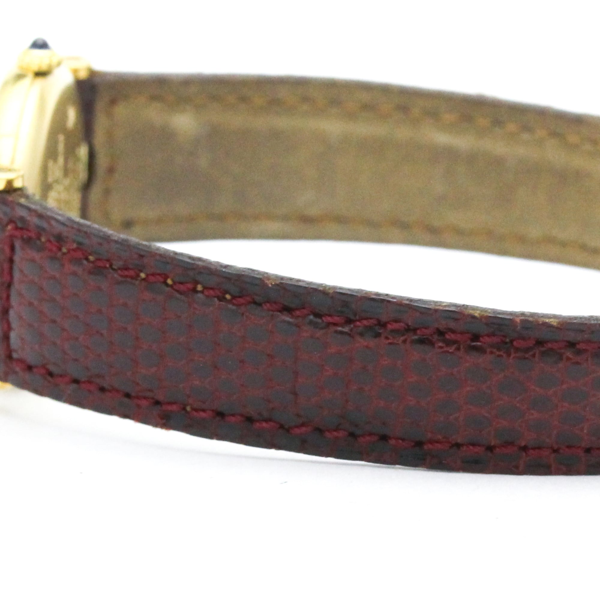 Montre Cartier Must 590004 Bordeaux avec cadran de 24 mm