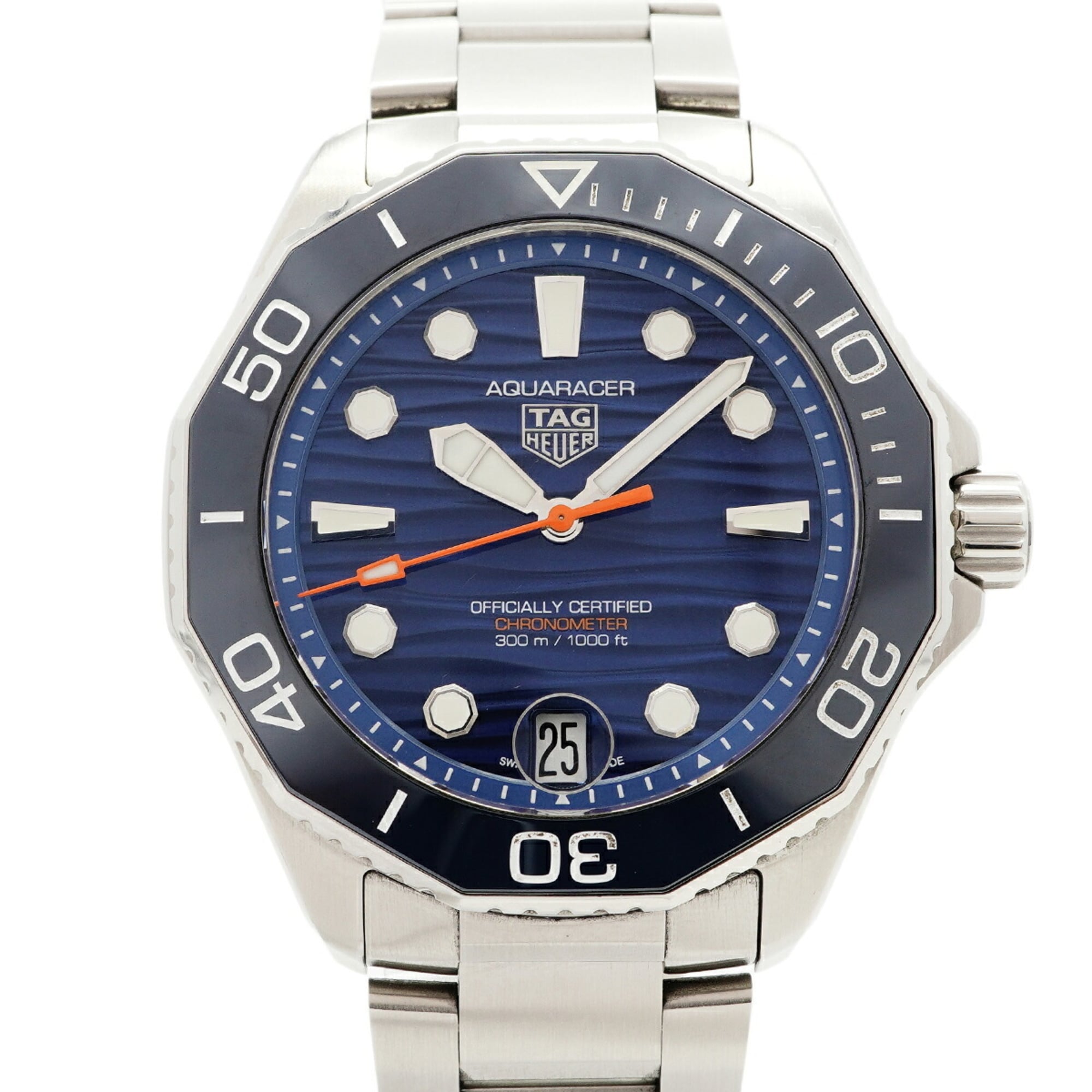 TAG Heuer Aquaracer Professional 300 WBP5111 Blue Dial 42mm Watch