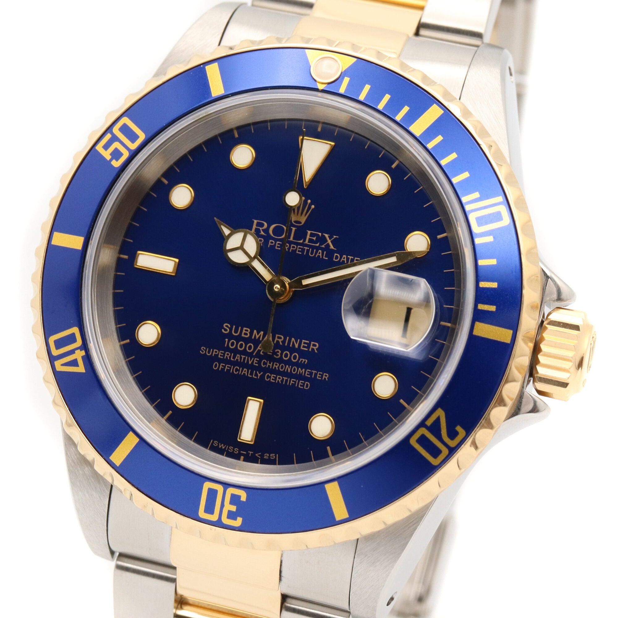 Rolex Submariner 16613 Blue Dial 40mm Watch