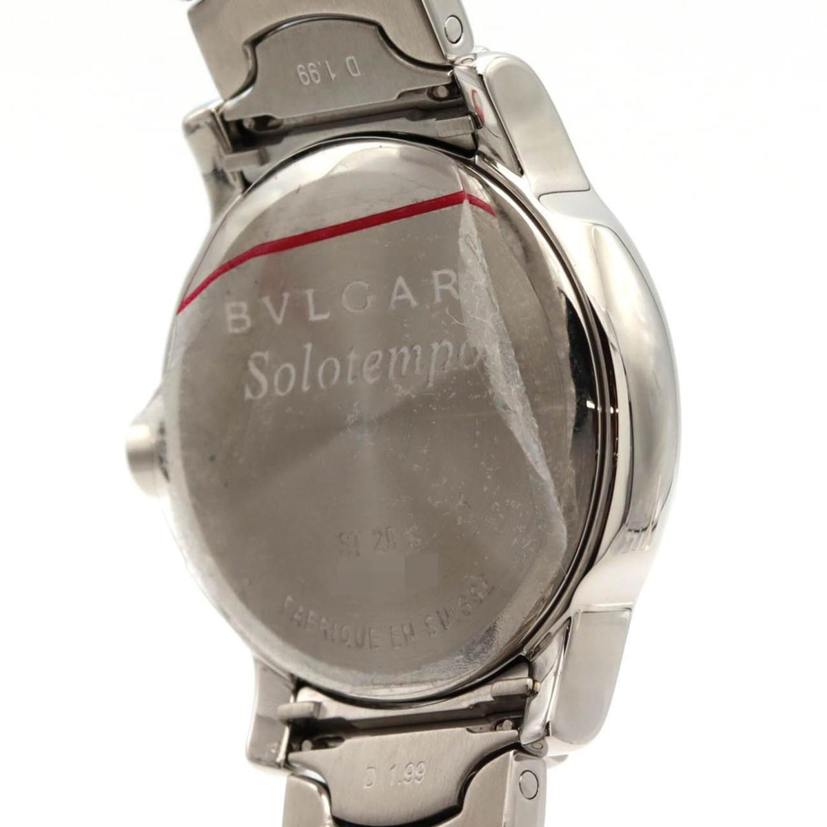 Bvlgari Bulgari Solotempo ST29S/ST29WSSD Weiß Zifferblatt 29 mm Uhr