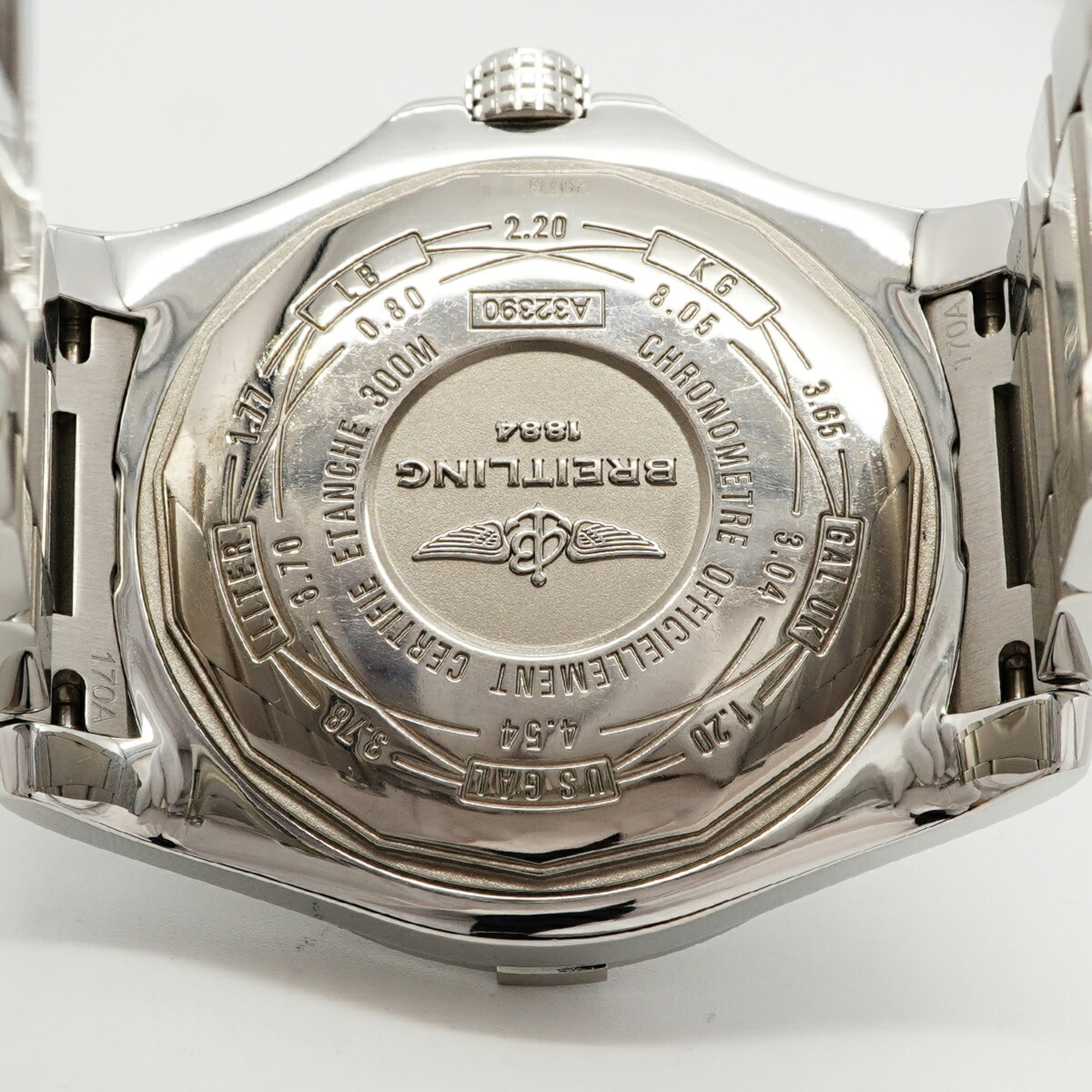 Breitling Avenger A32390 White Dial Stainless steel 42mm Watch